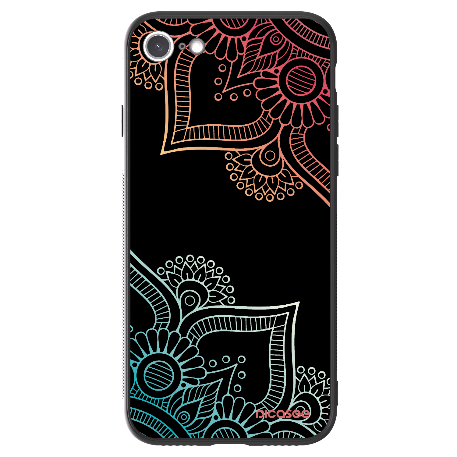 Picasee ULTIMATE CASE pro Apple iPhone SE 2020 - Květinový vzor