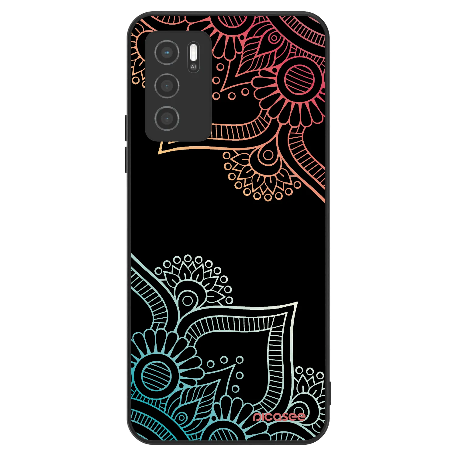 Picasee ULTIMATE CASE pro OPPO A16 - Květinový vzor