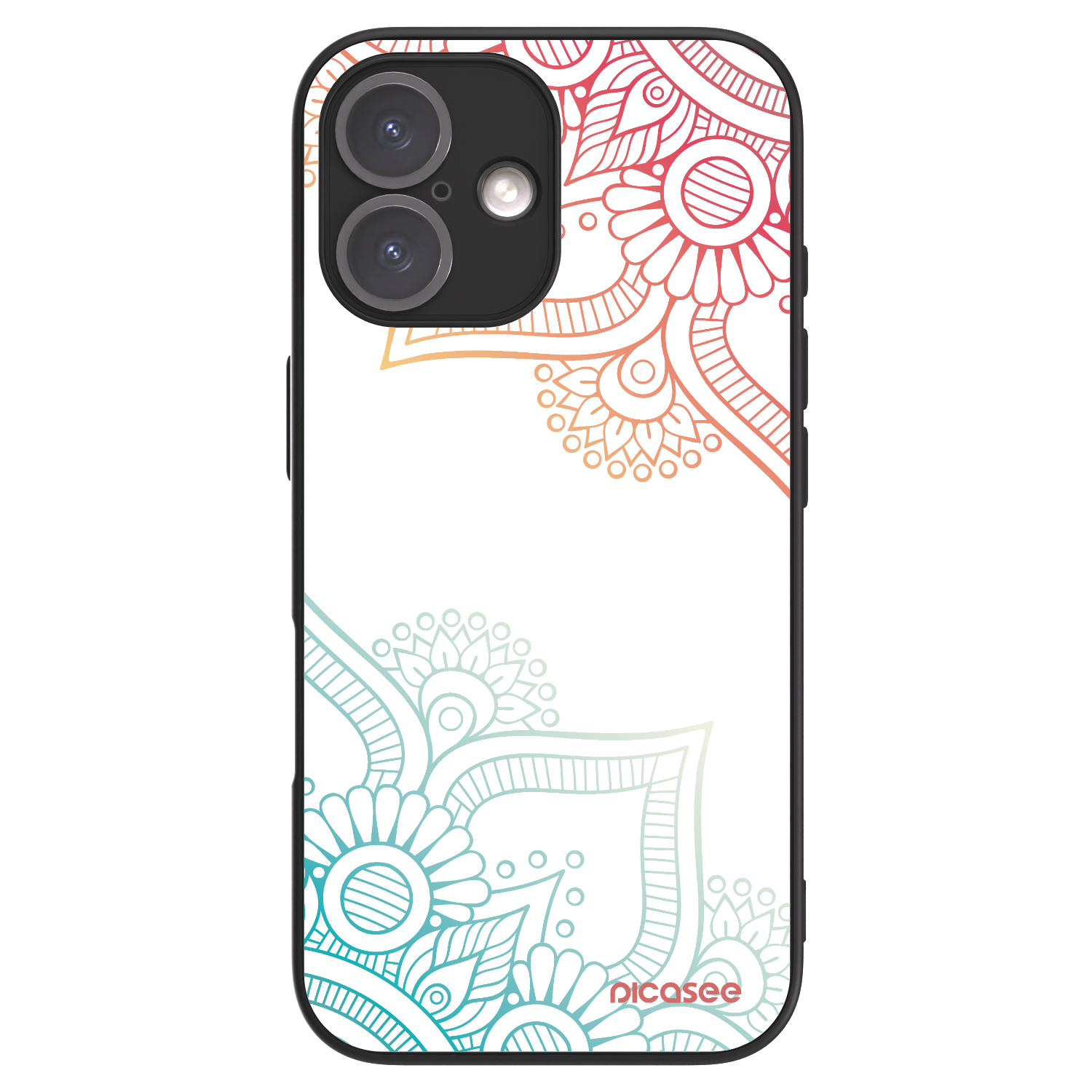Picasee ULTIMATE CASE MagSafe pro Apple iPhone 16 - Květinový vzor