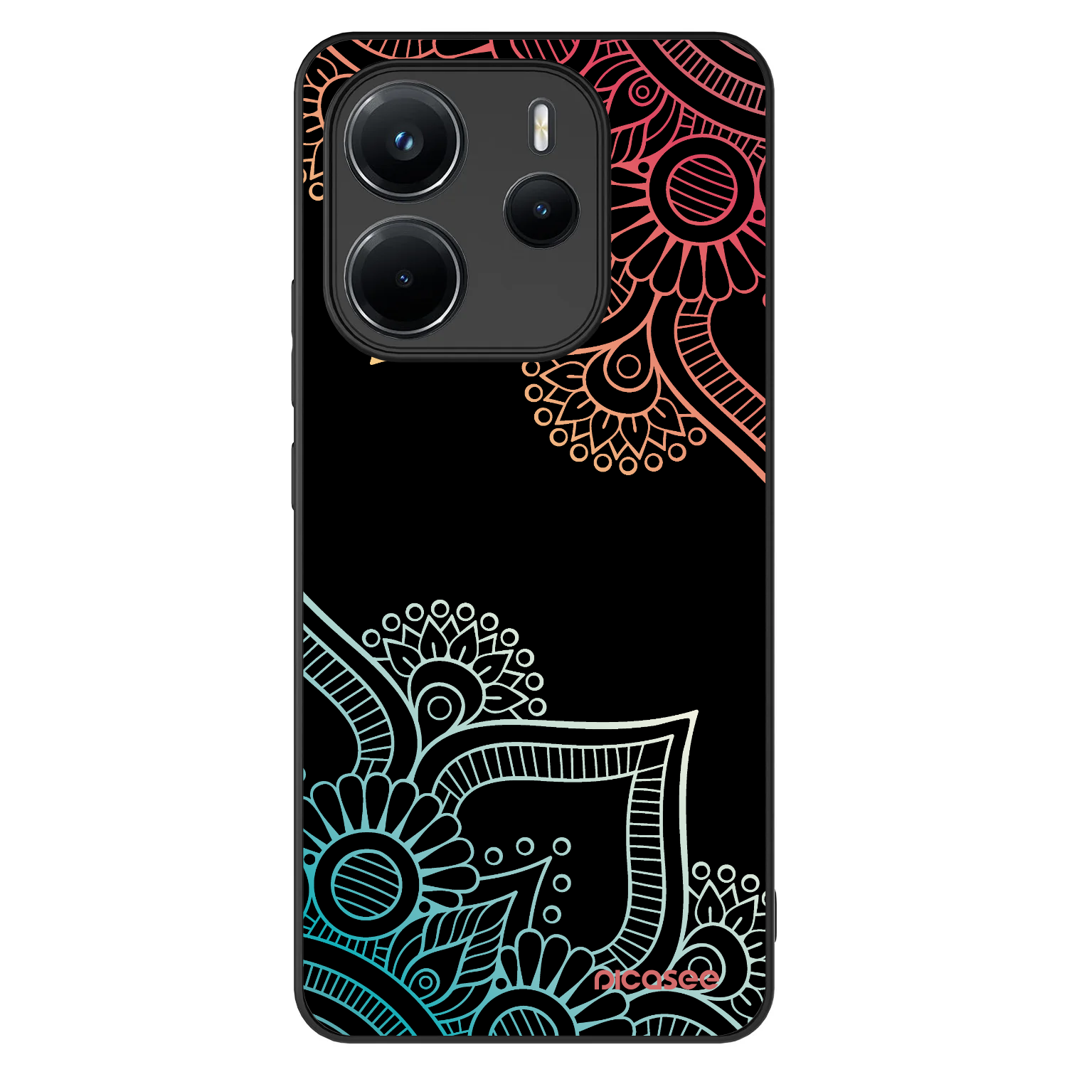 Picasee ULTIMATE CASE pro Xiaomi Redmi Note 14 4G - Květinový vzor