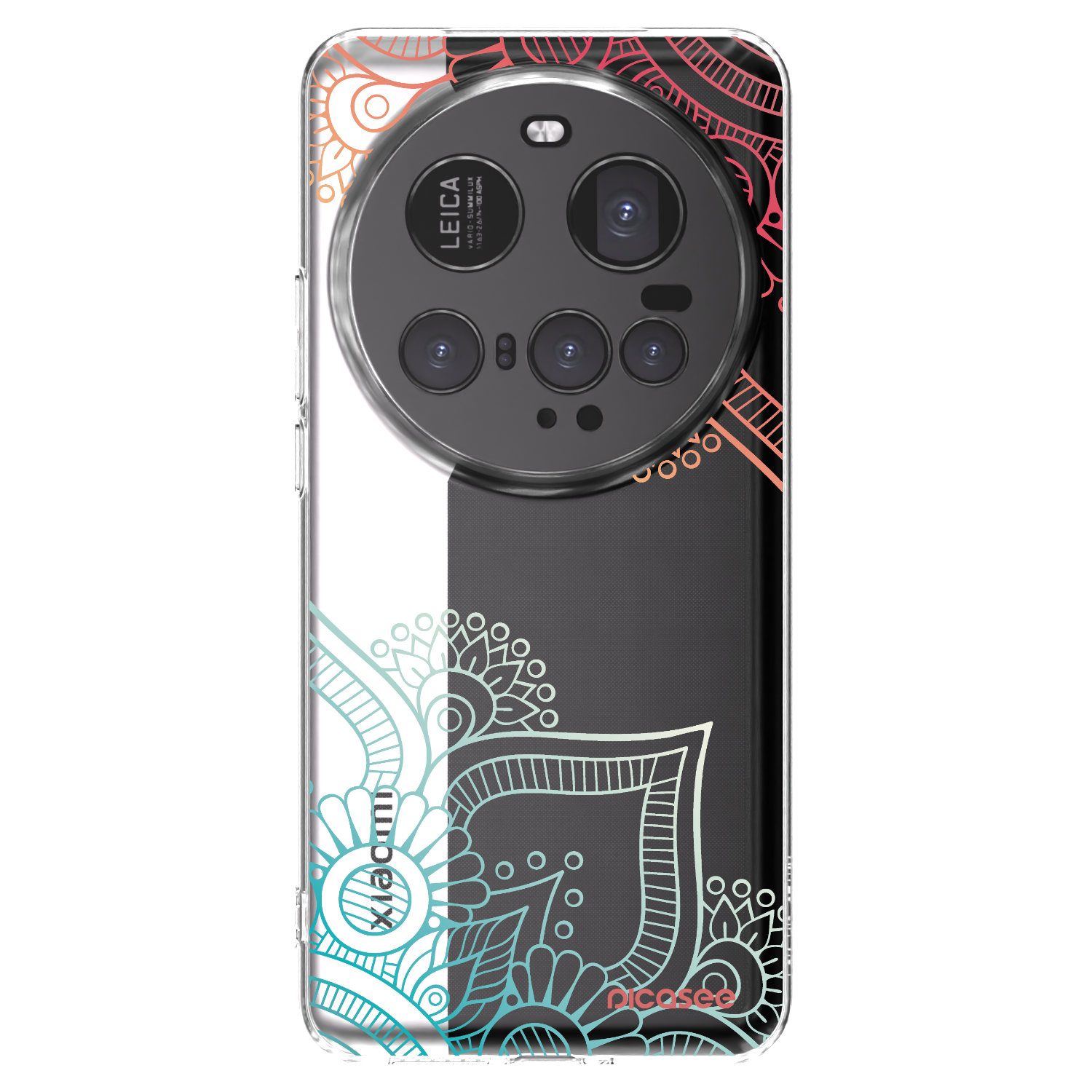 Picasee silikonový průhledný obal pro Xiaomi 15 Ultra - Květinový vzor