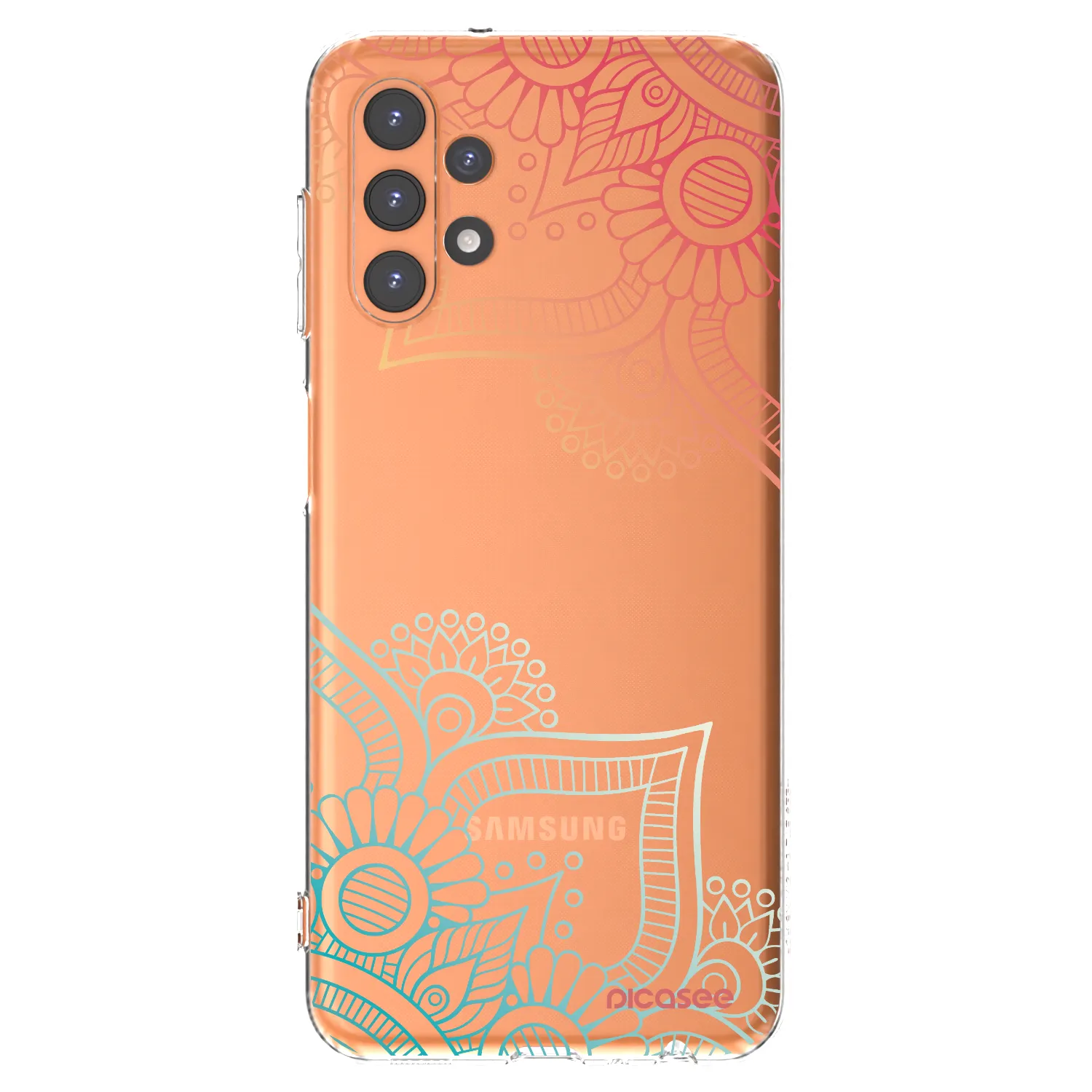 Picasee silikonový průhledný obal pro Samsung Galaxy A13 5G - Květinový vzor