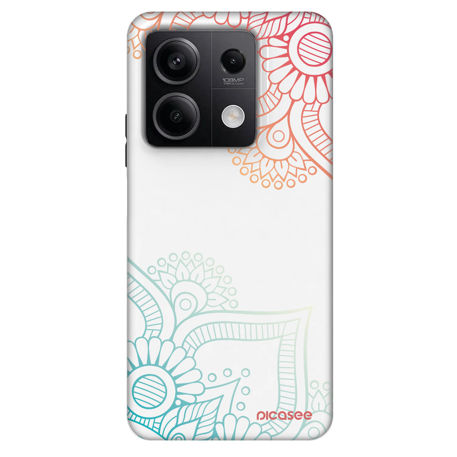 Picasee Fashion Case pro Xiaomi Redmi Note 13 5G - Květinový vzor