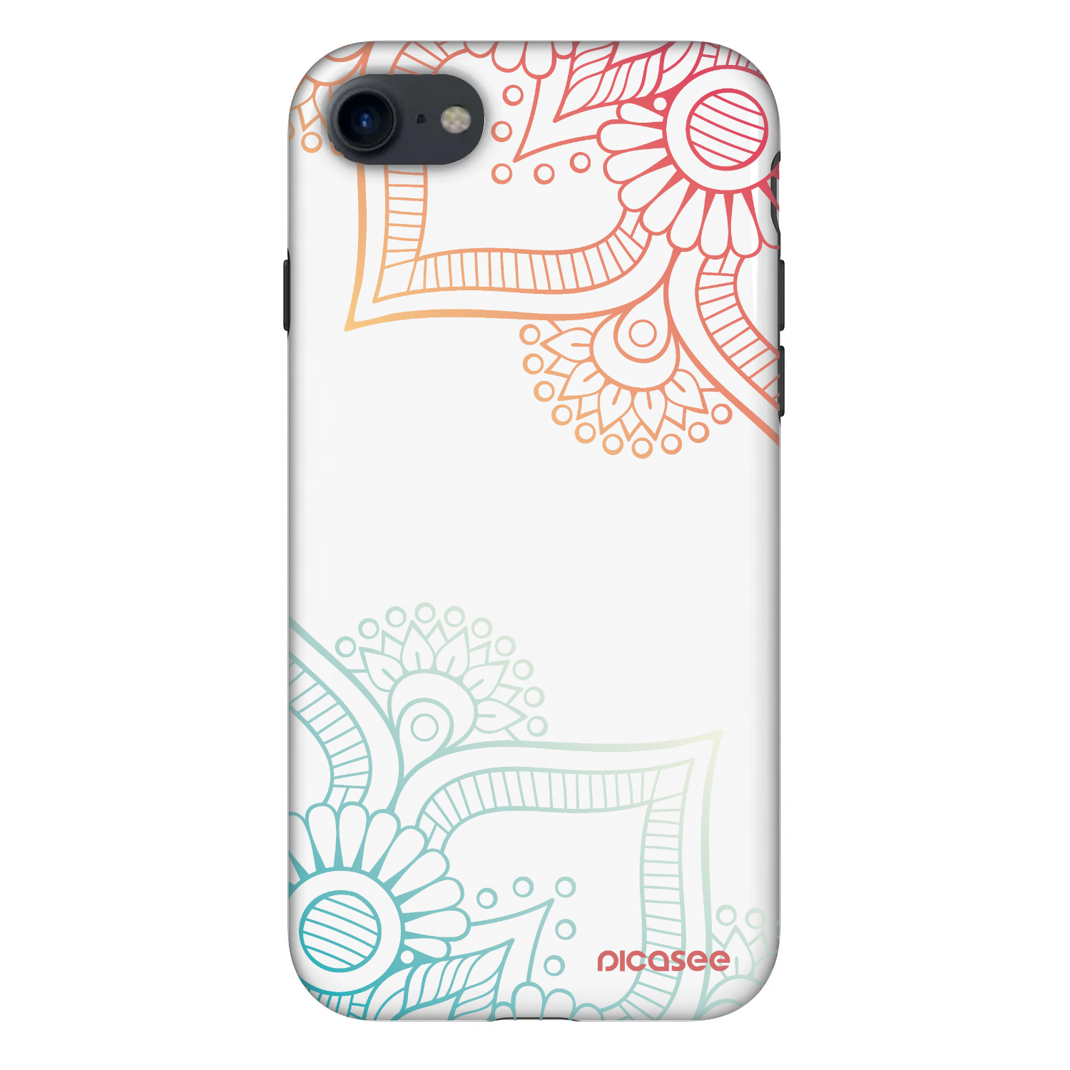 Picasee Fashion Case pro Apple iPhone SE 2020 - Květinový vzor
