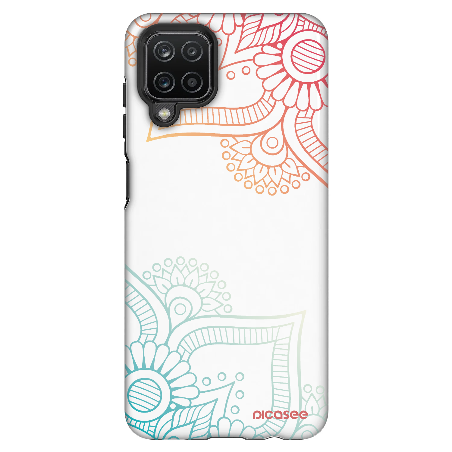 Picasee Fashion Case pro Samsung Galaxy A12 A125F - Květinový vzor