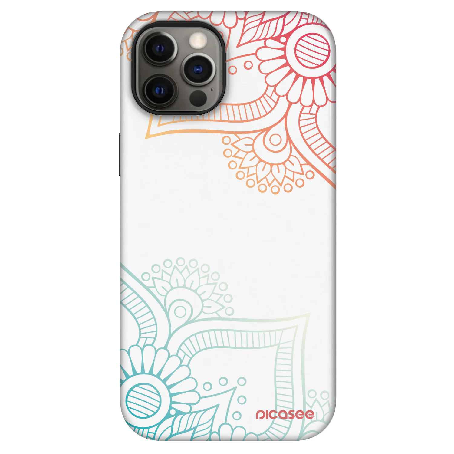 Picasee Fashion Case MagSafe Apple iPhone 12 Pro - Květinový vzor