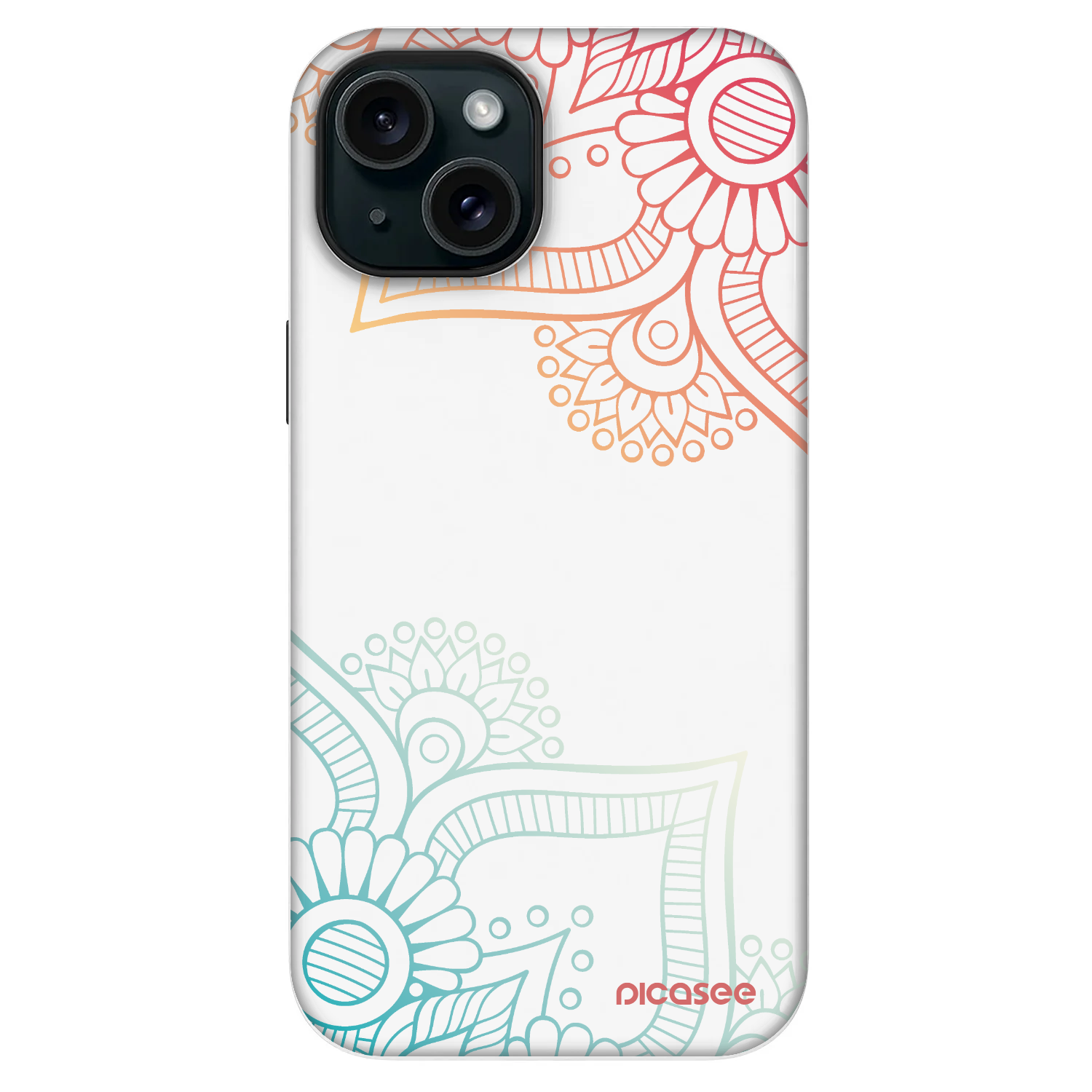 Picasee Fashion Case MagSafe Apple iPhone 13 - Květinový vzor