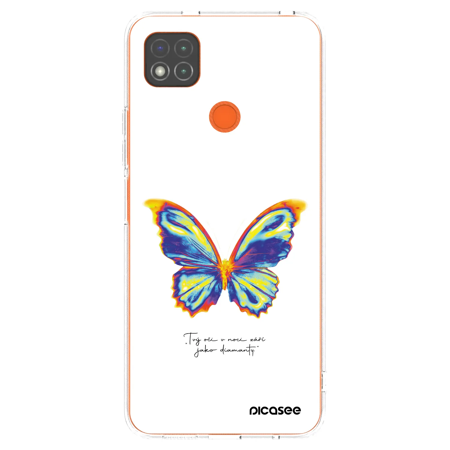 Picasee silikonový průhledný obal pro Xiaomi Redmi 9C - Diamanty White