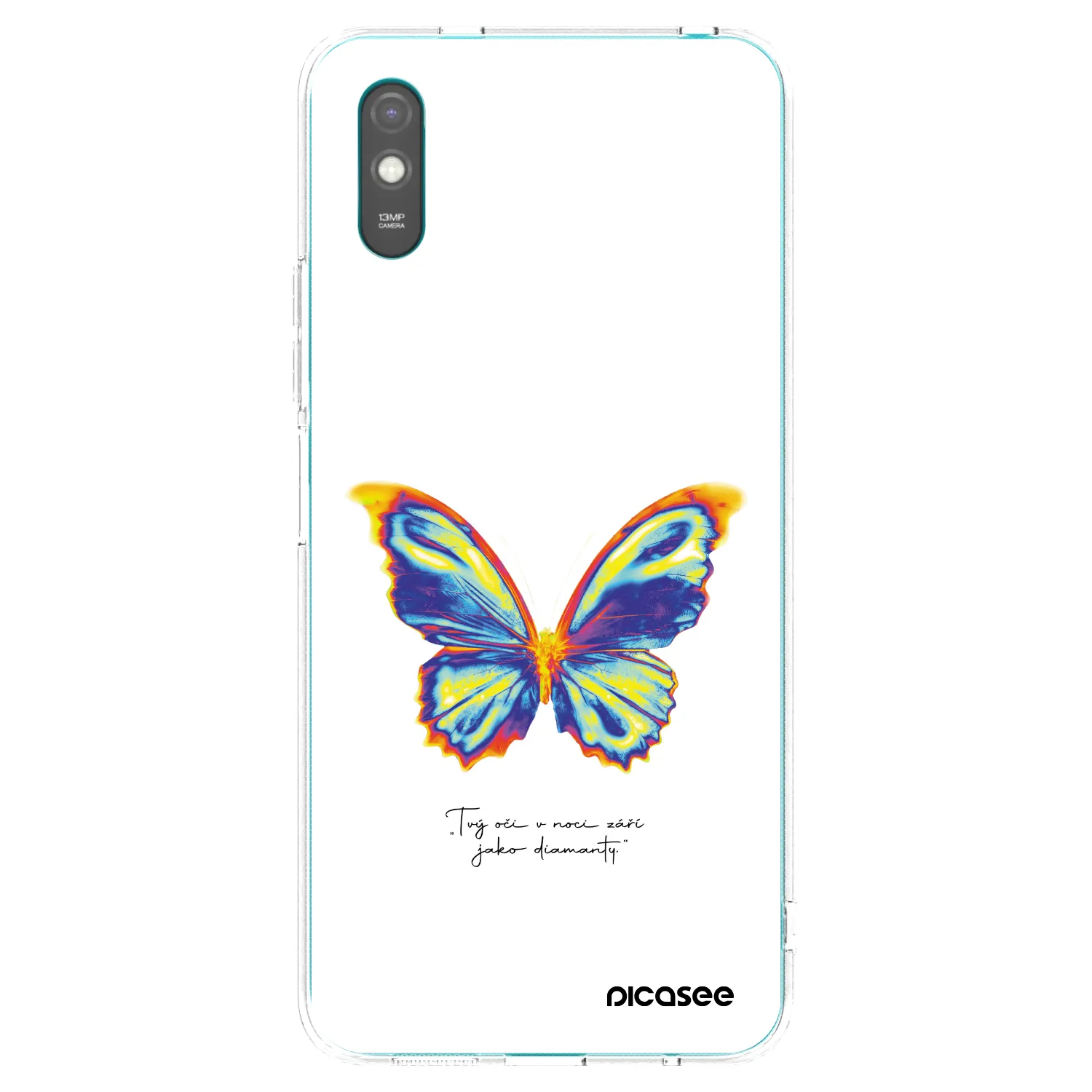 Picasee silikonový průhledný obal pro Xiaomi Redmi 9A - Diamanty White