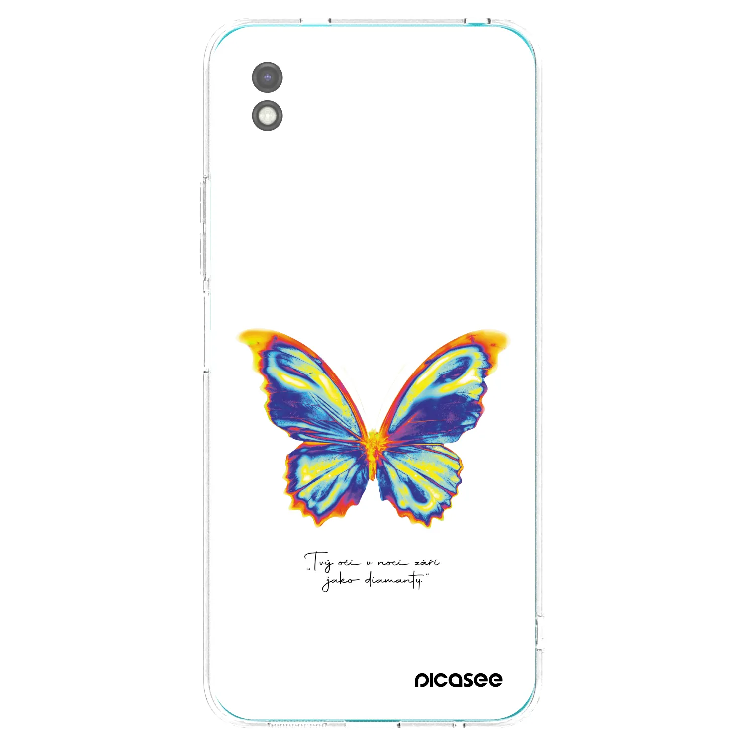 Picasee silikonový černý obal pro Xiaomi Redmi 9A - Diamanty White