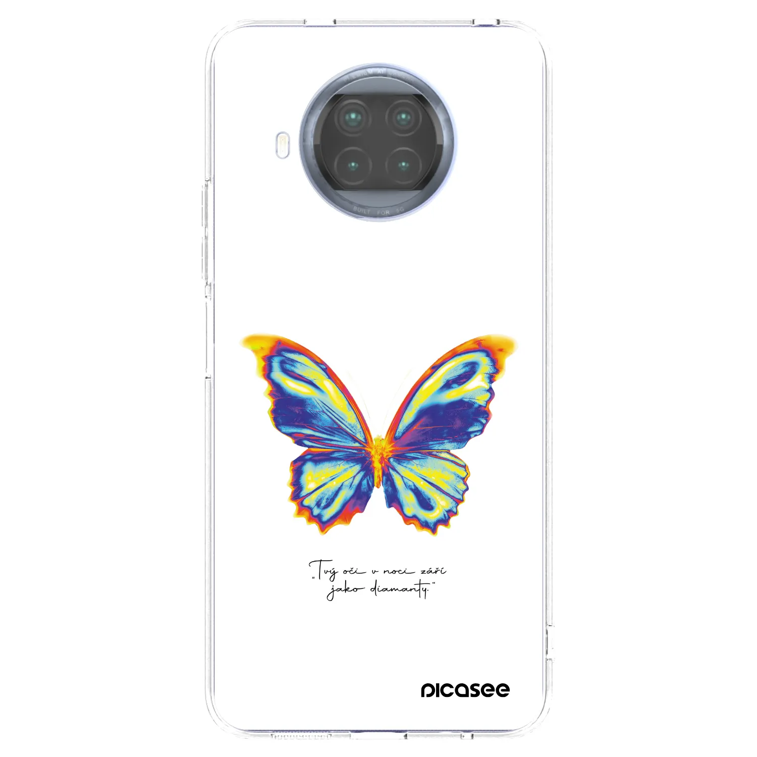 Picasee silikonový průhledný obal pro Xiaomi Mi 10T Lite - Diamanty White