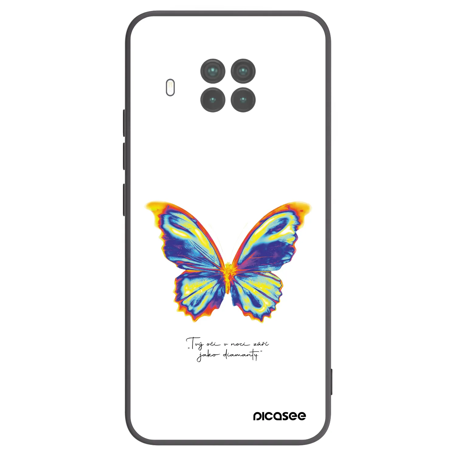 Picasee silikonový černý obal pro Xiaomi Mi 10T Lite - Diamanty White