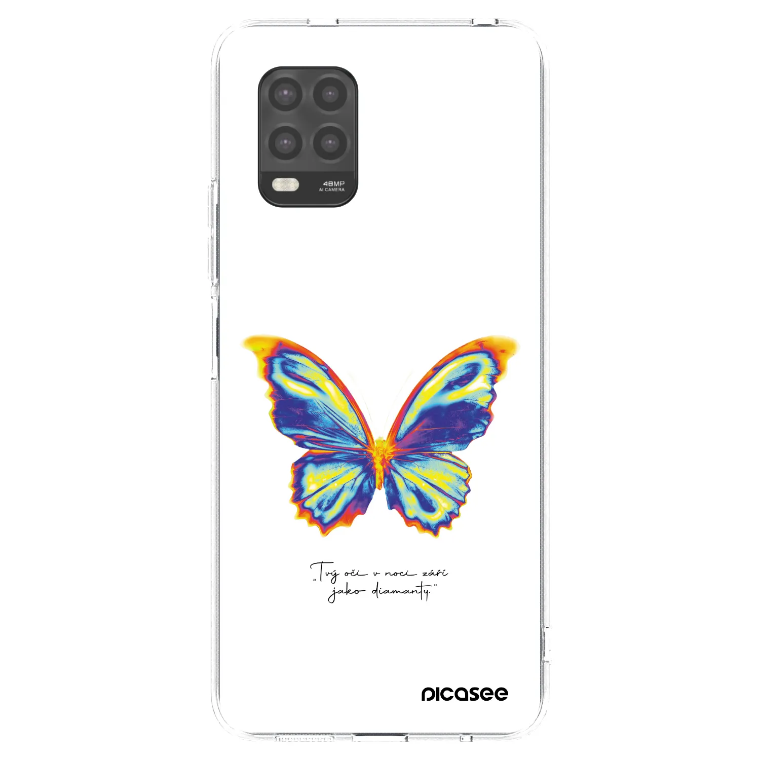 Picasee silikonový průhledný obal pro Xiaomi Mi 10 Lite - Diamanty White