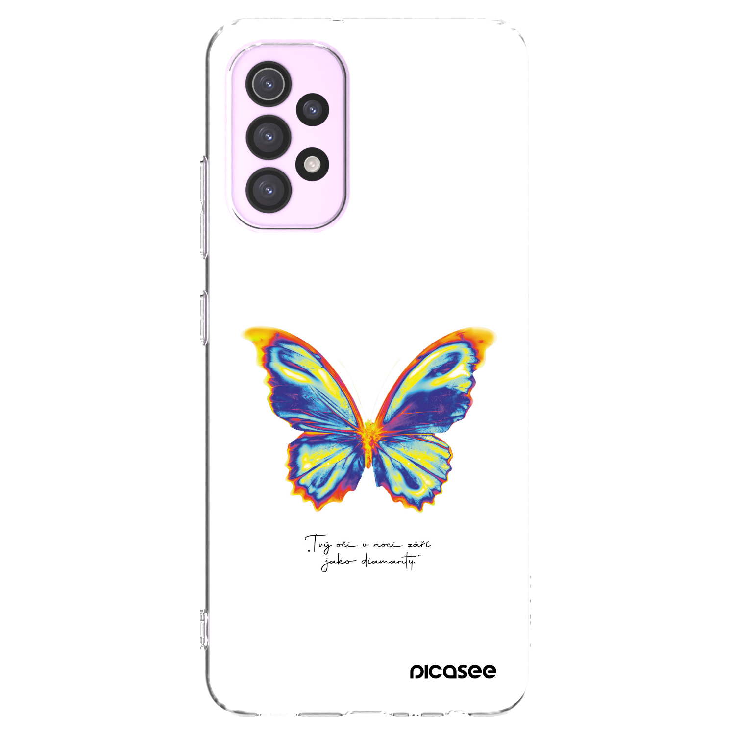 Picasee silikonový průhledný obal pro Samsung Galaxy A32 5G A326B - Diamanty White