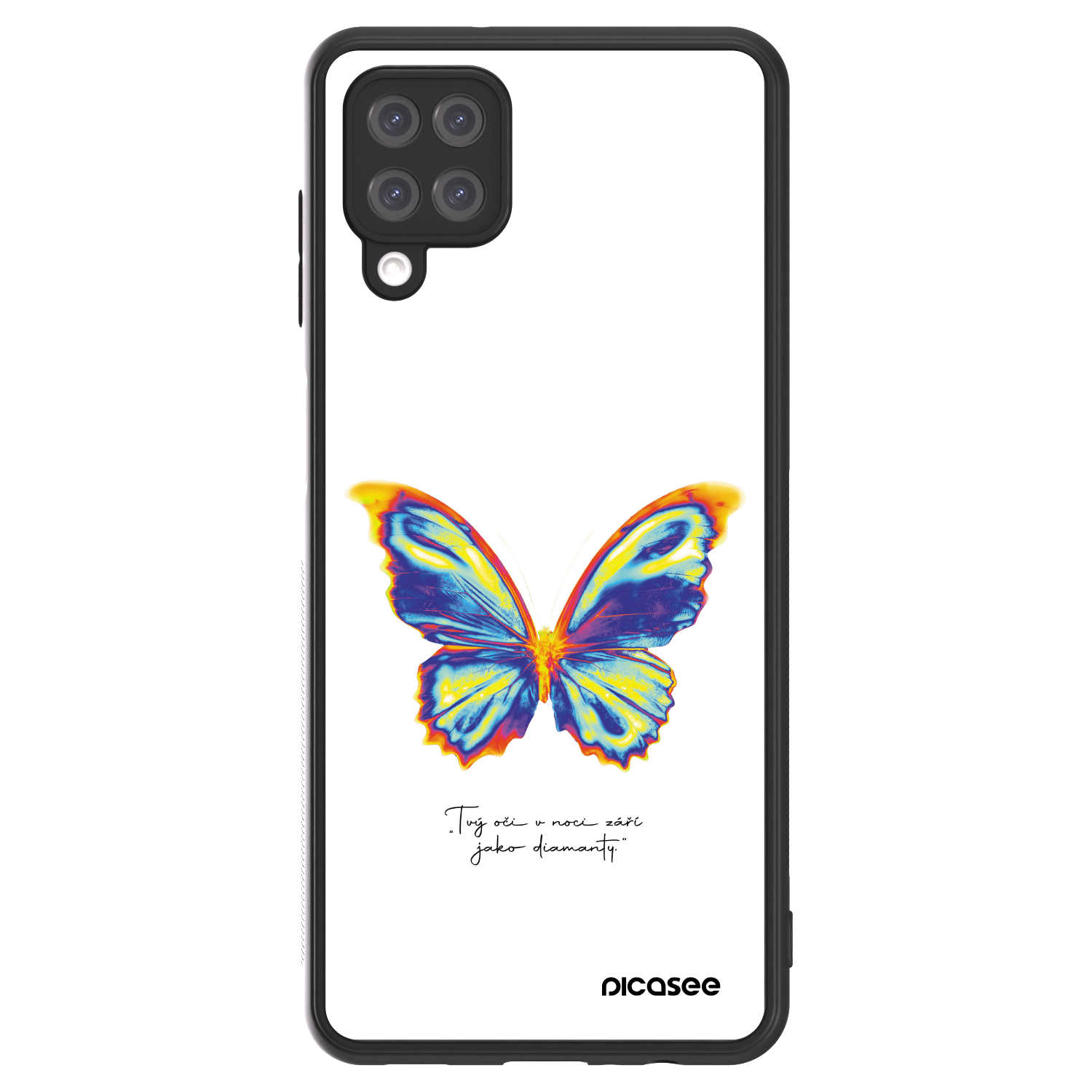 Picasee ULTIMATE CASE pro Samsung Galaxy A12 A125F - Diamanty White