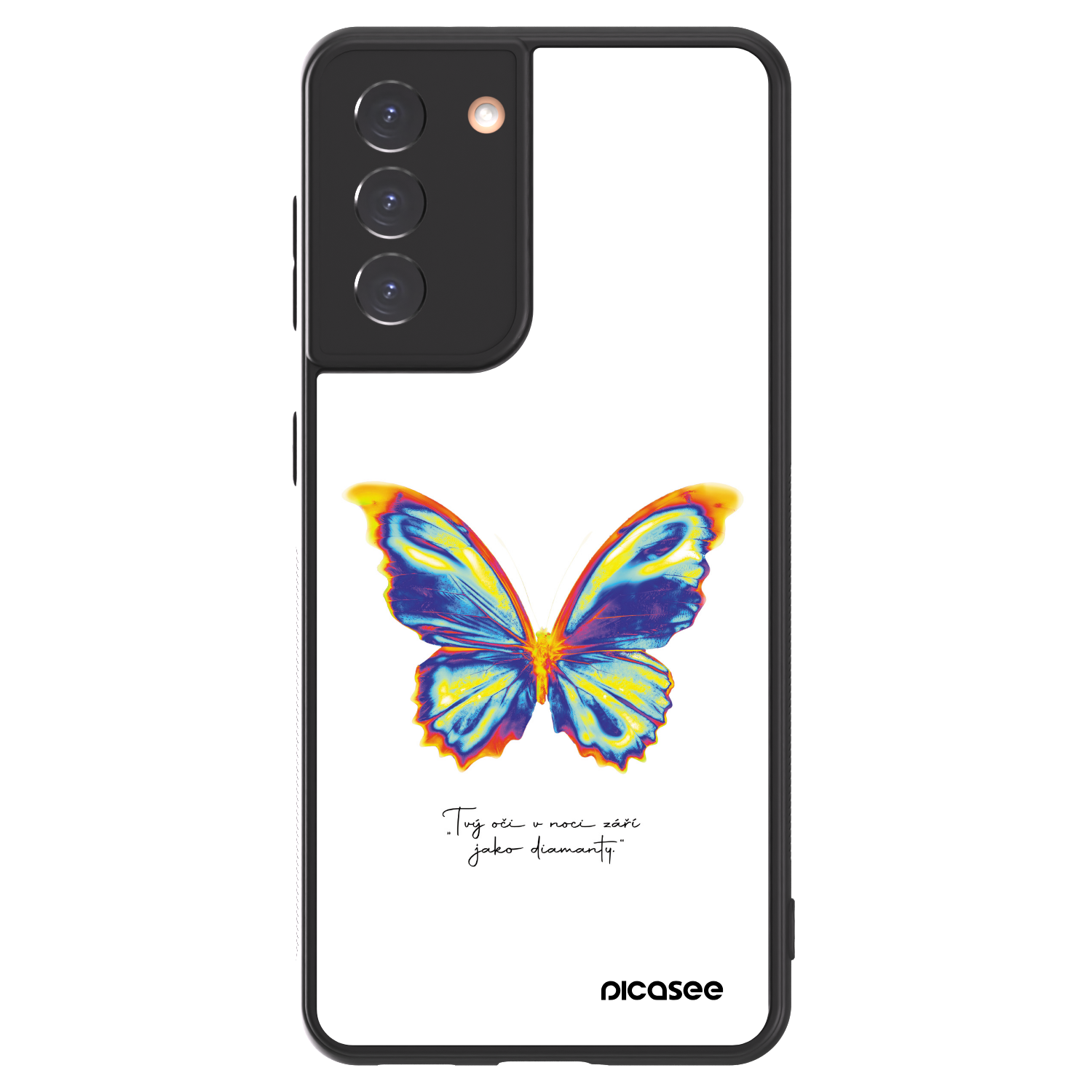 Picasee ULTIMATE CASE pro Samsung Galaxy S21 5G G991B - Diamanty White