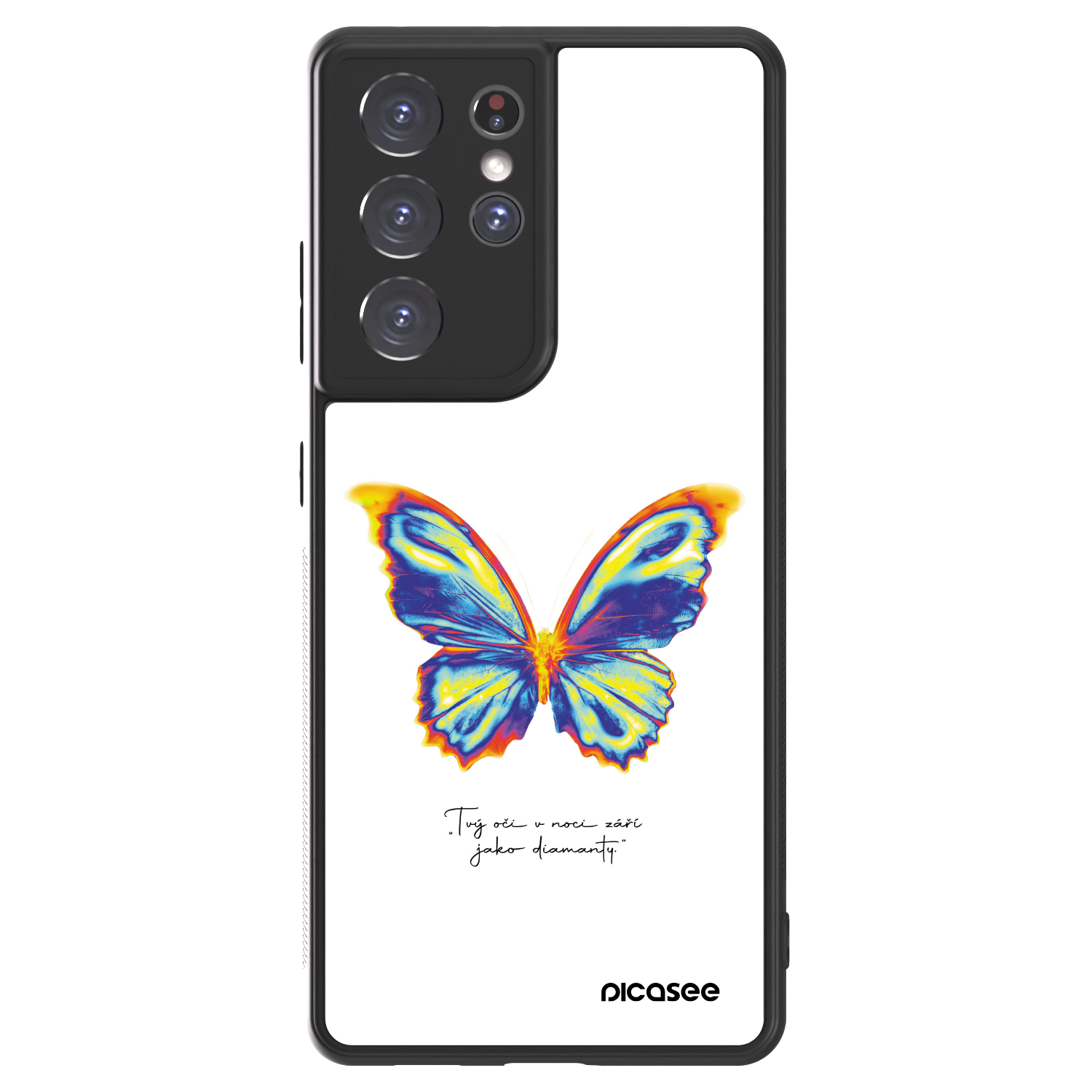 Picasee ULTIMATE CASE pro Samsung Galaxy S21 Ultra 5G G998B - Diamanty White