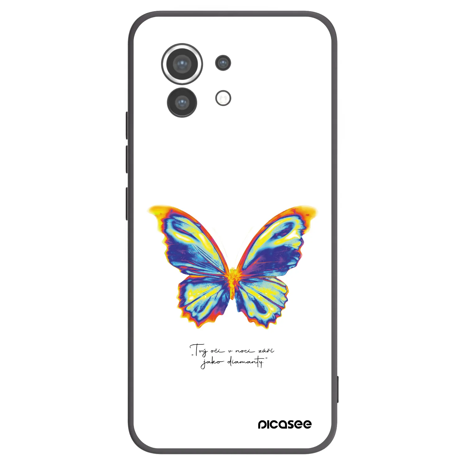 Picasee silikonový černý obal pro Xiaomi Mi 11 - Diamanty White