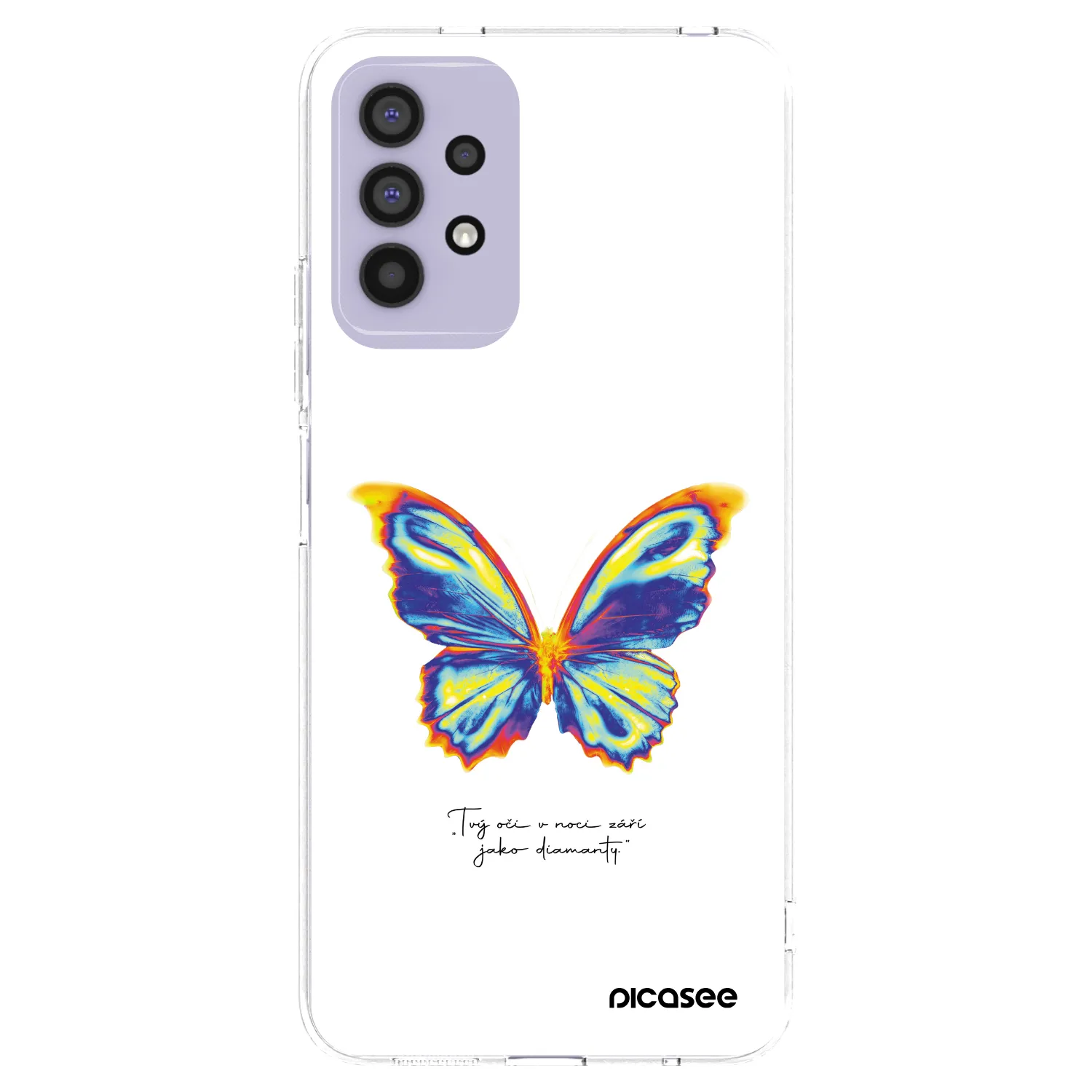 Picasee silikonový průhledný obal pro Samsung Galaxy A32 4G SM-A325F - Diamanty White
