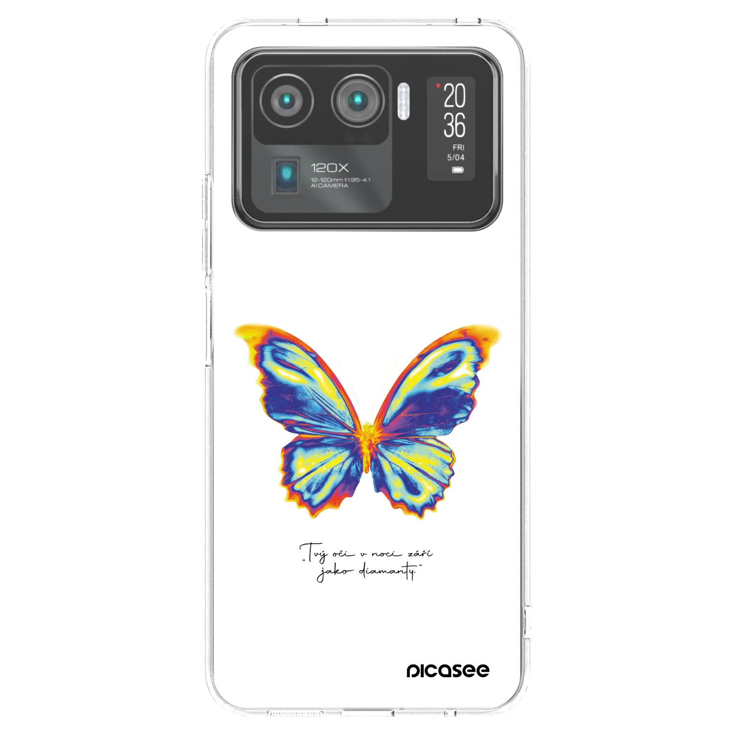 Picasee silikonový průhledný obal pro Xiaomi Mi 11 Ultra - Diamanty White
