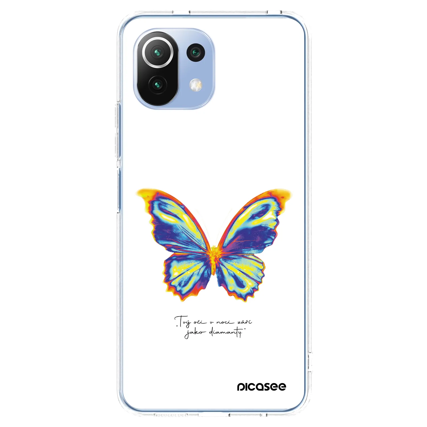 Picasee silikonový průhledný obal pro Xiaomi 11 Lite 5G NE - Diamanty White
