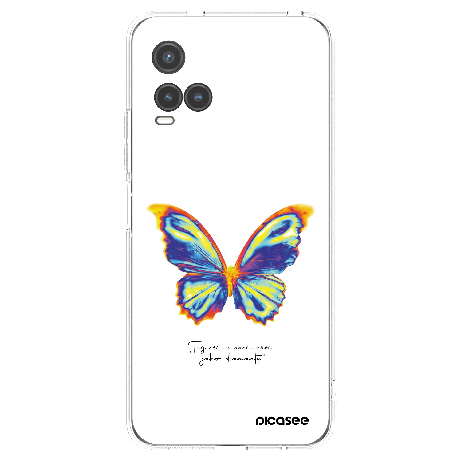 Picasee silikonový průhledný obal pro Vivo Y33s - Diamanty White