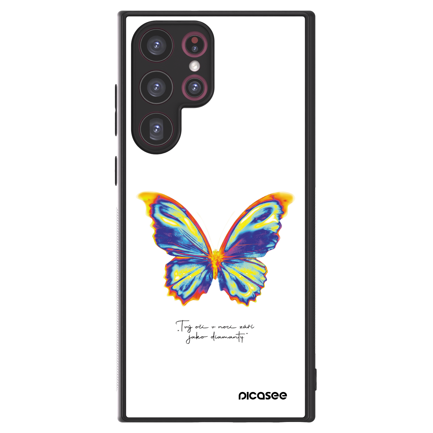Picasee ULTIMATE CASE pro Samsung Galaxy S22 Ultra 5G - Diamanty White