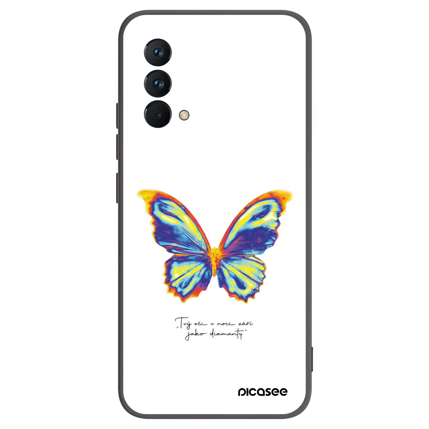 Picasee silikonový černý obal pro Realme GT Master Edition 5G - Diamanty White