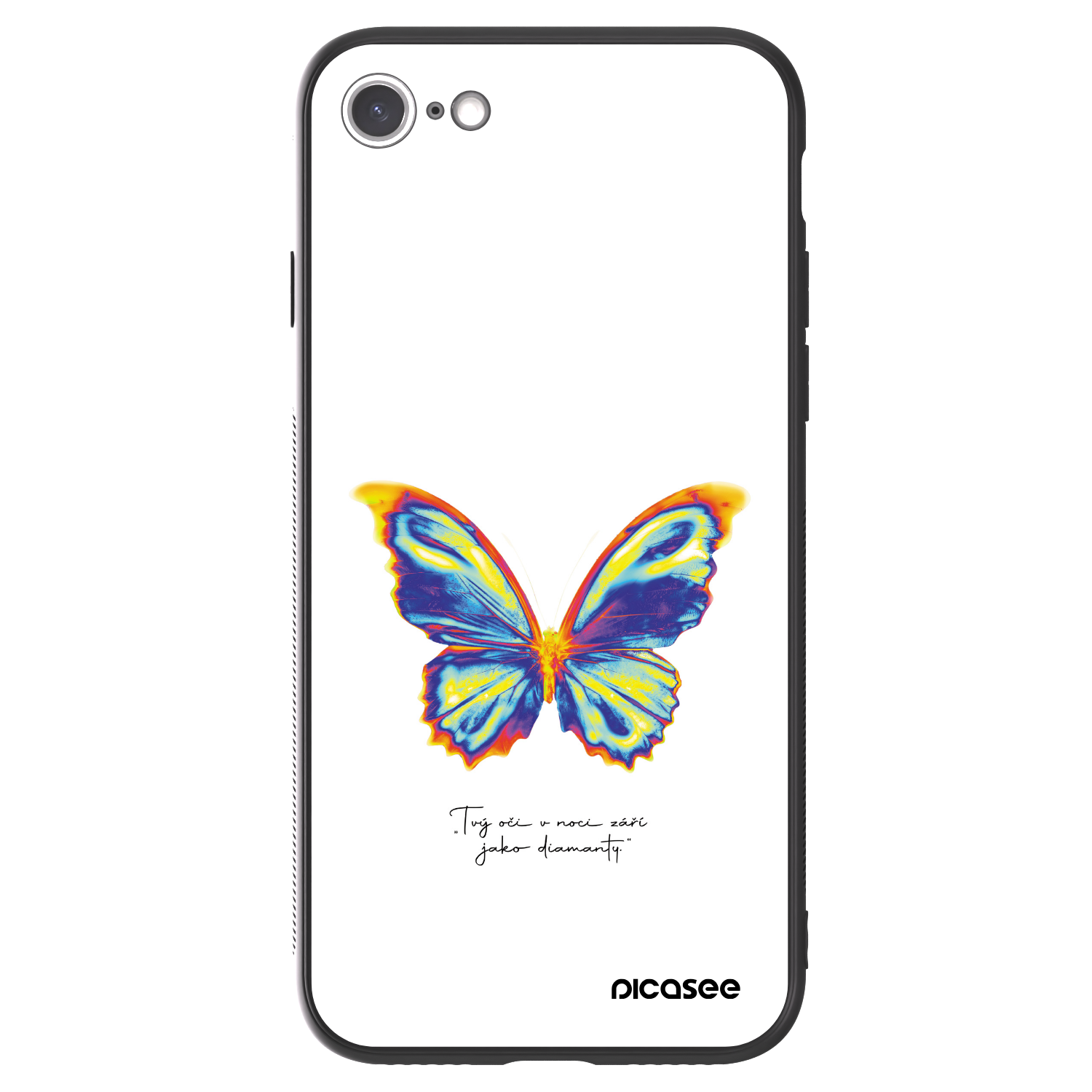 Picasee ULTIMATE CASE pro Apple iPhone SE 2022 - Diamanty White