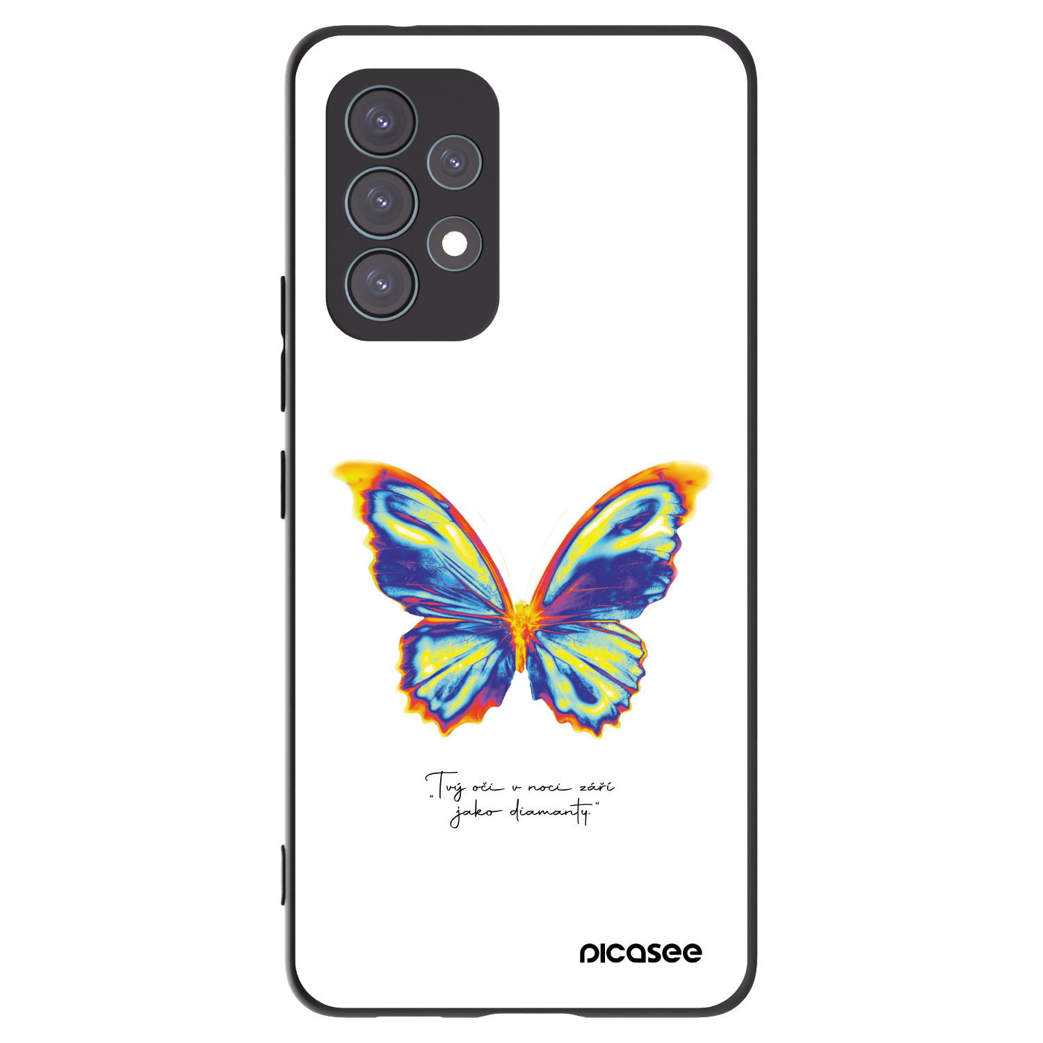 Picasee silikonový černý obal pro Samsung Galaxy A53 5G A536 - Diamanty White