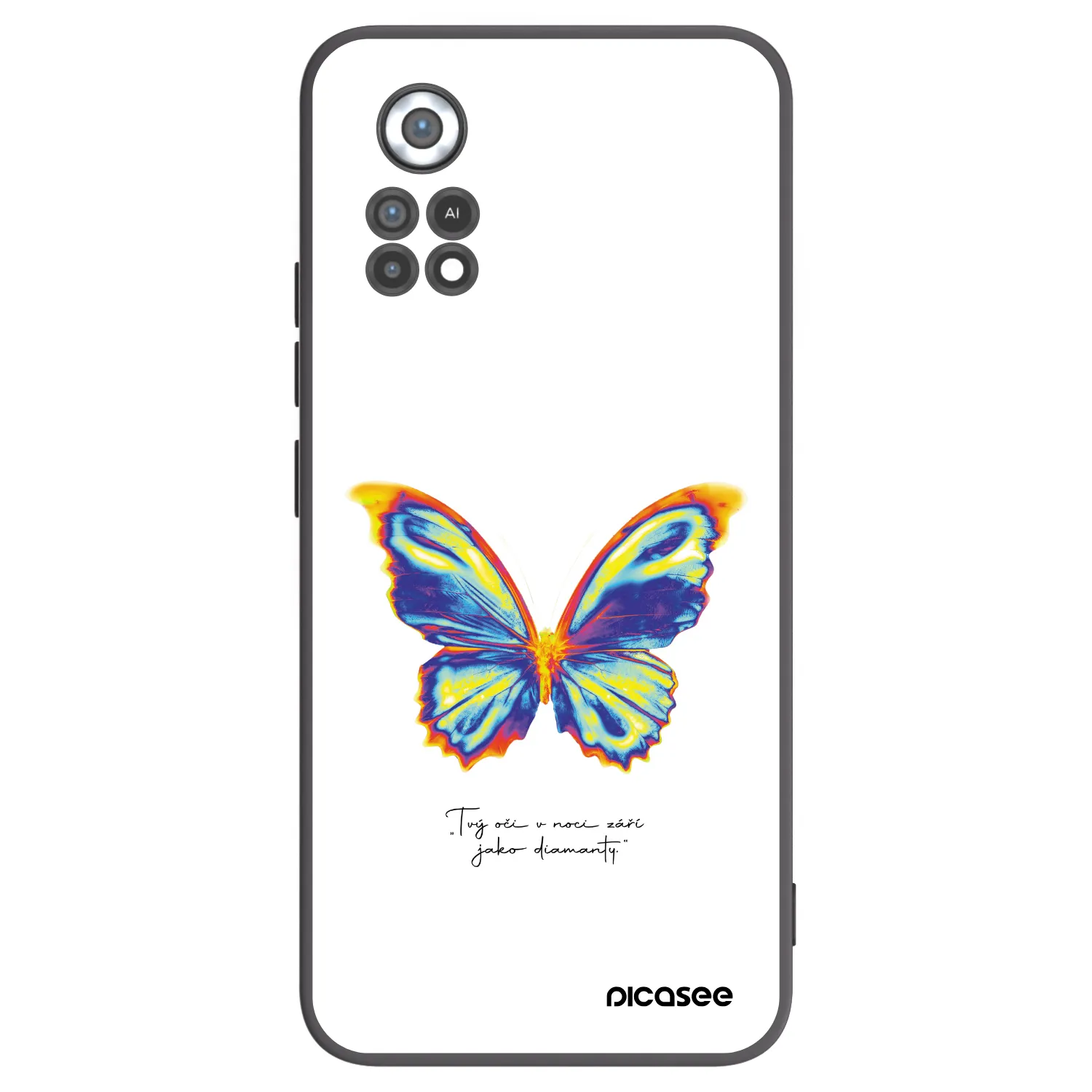 Picasee silikonový černý obal pro Xiaomi Poco X4 Pro 5G - Diamanty White