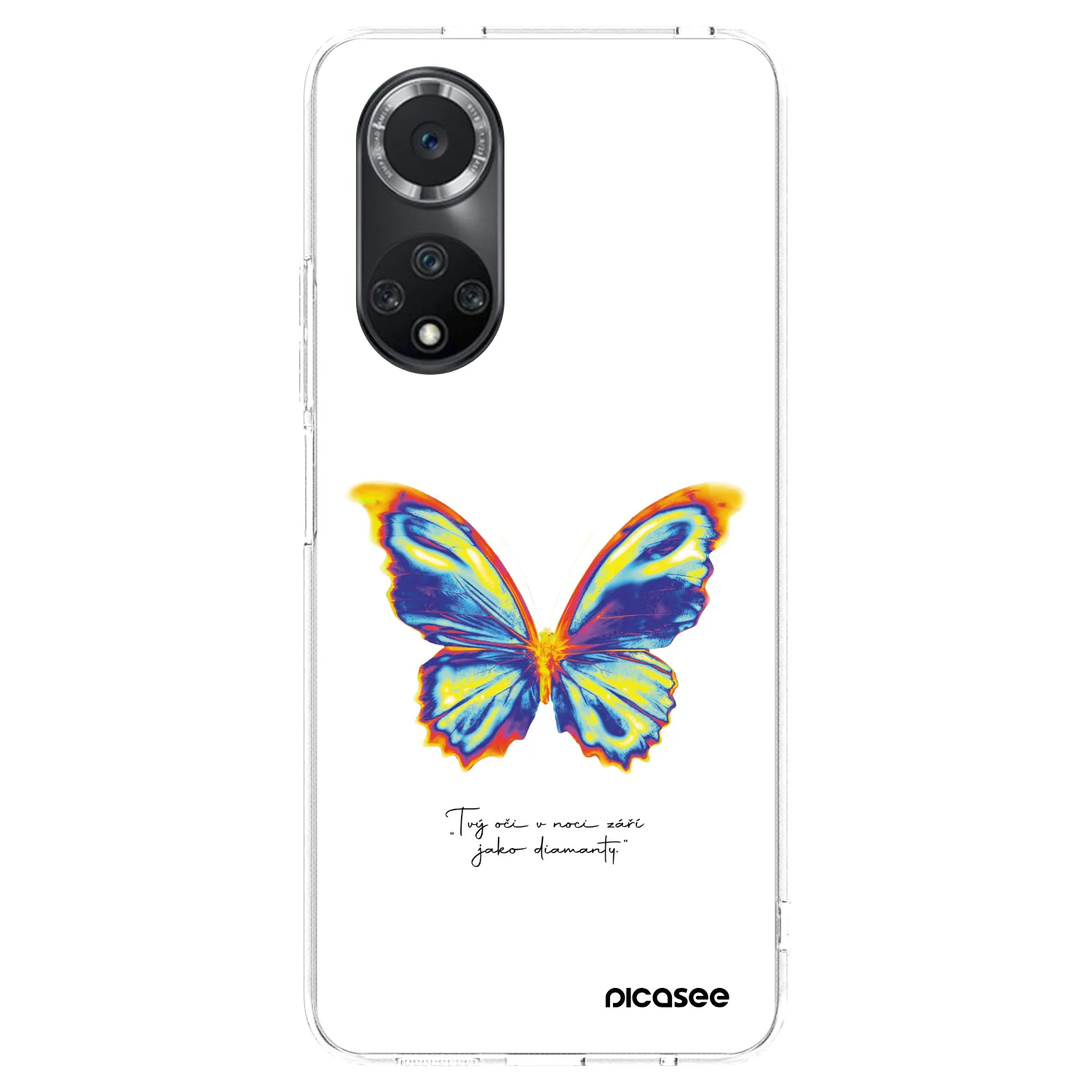 Picasee silikonový průhledný obal pro Huawei Nova 9 SE - Diamanty White