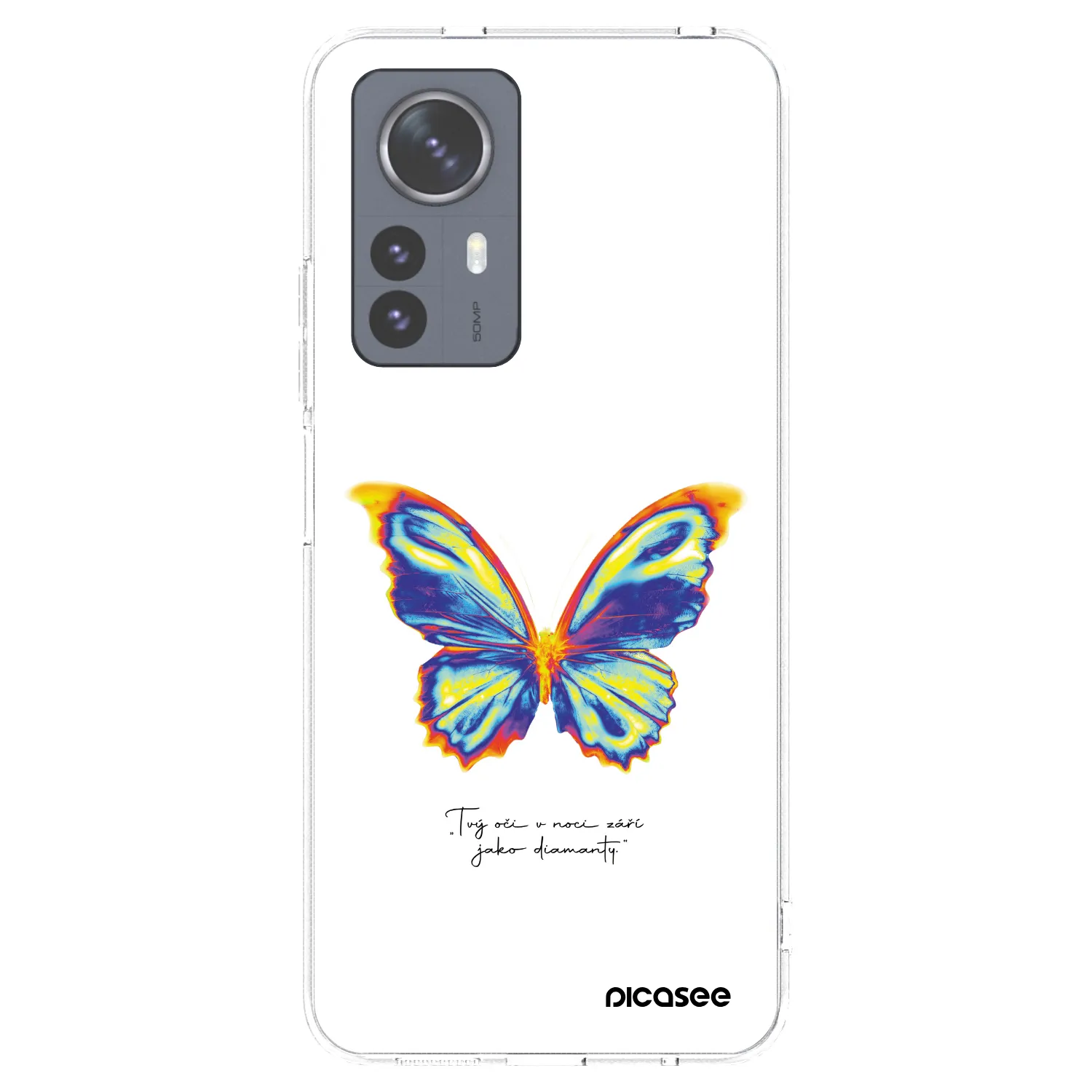 Picasee silikonový průhledný obal pro Xiaomi 12 Pro - Diamanty White