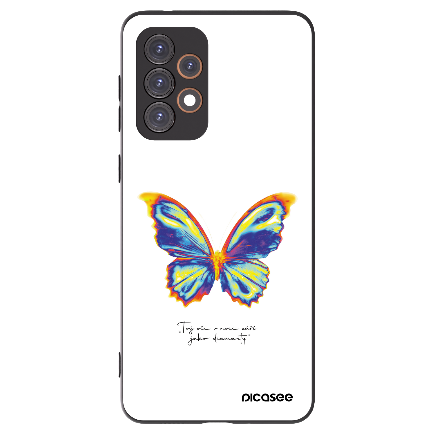 Picasee silikonový černý obal pro Samsung Galaxy A33 5G A336 - Diamanty White