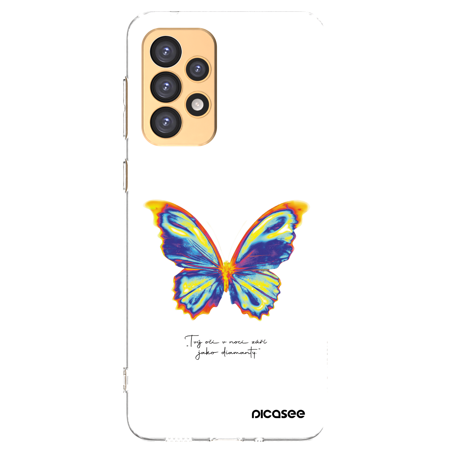 Picasee silikonový průhledný obal pro Samsung Galaxy A33 5G A336 - Diamanty White