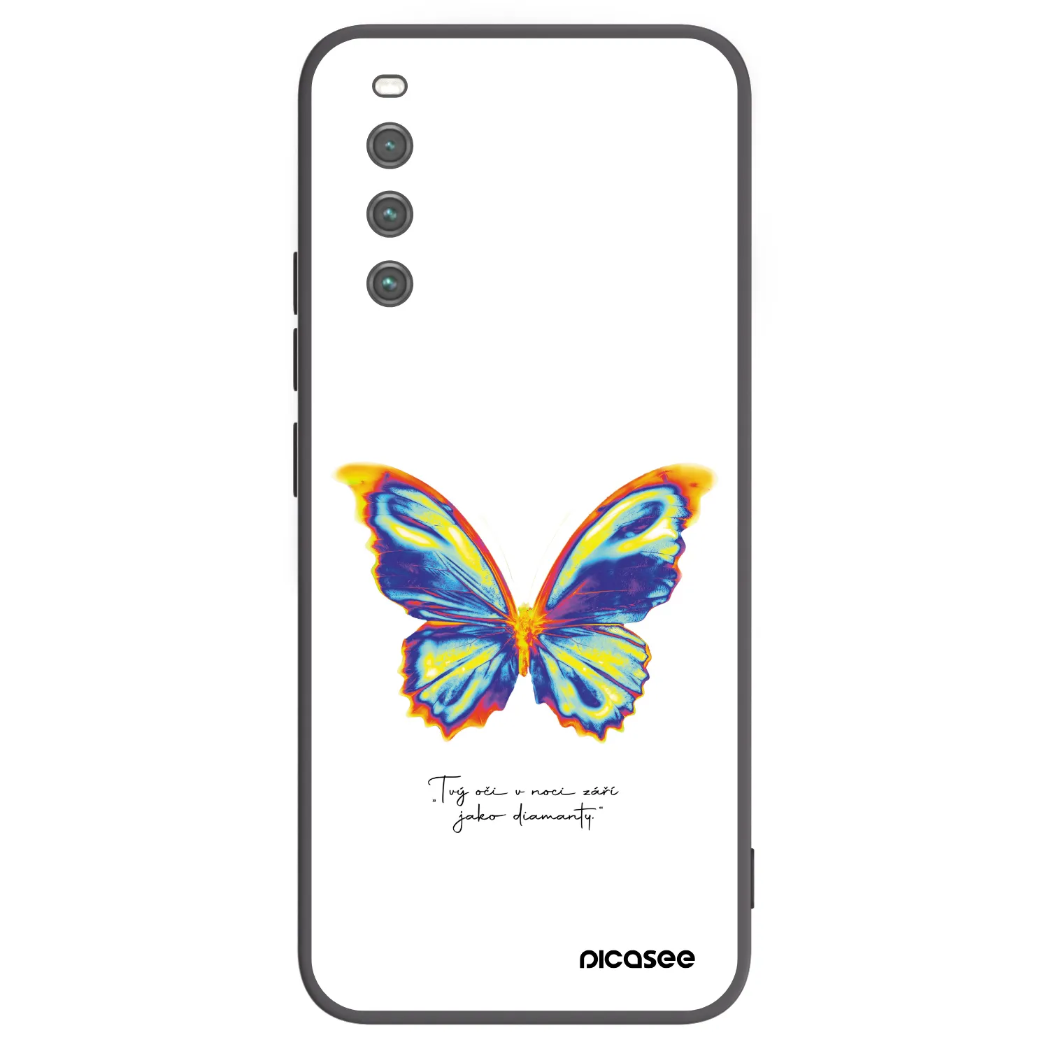 Picasee silikonový černý obal pro Sony Xperia 10 IV 5G - Diamanty White
