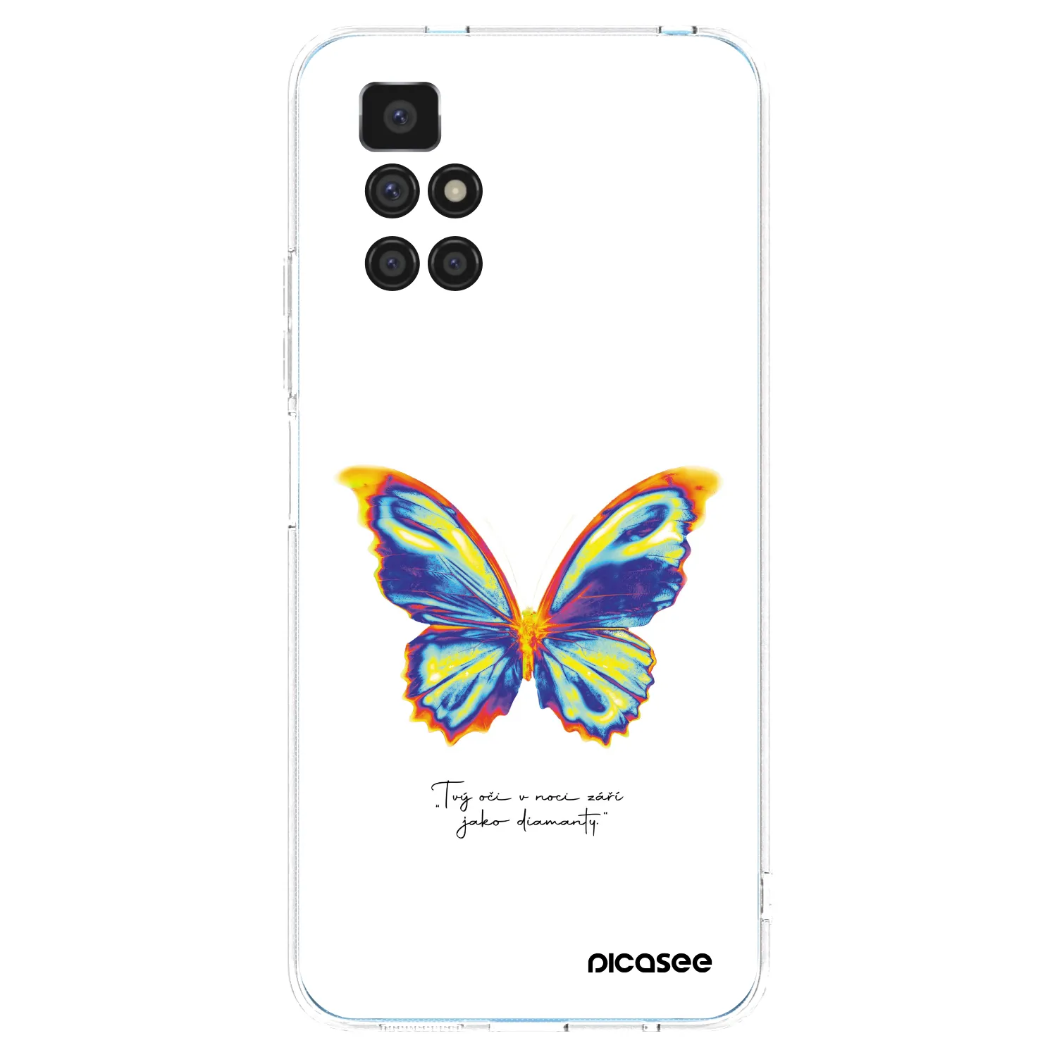 Picasee silikonový průhledný obal pro Xiaomi Redmi 10 (2022) - Diamanty White