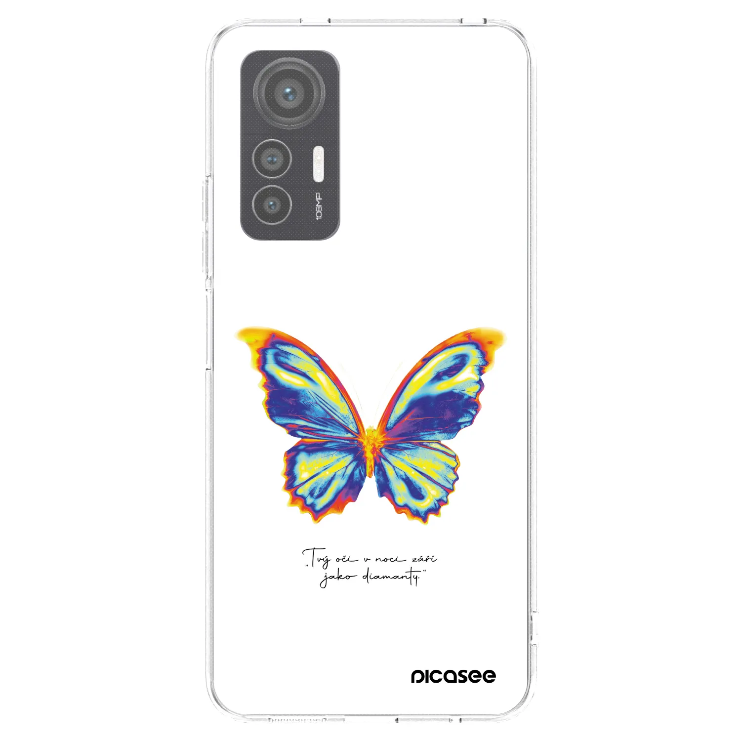 Picasee silikonový průhledný obal pro Xiaomi 12 Lite - Diamanty White
