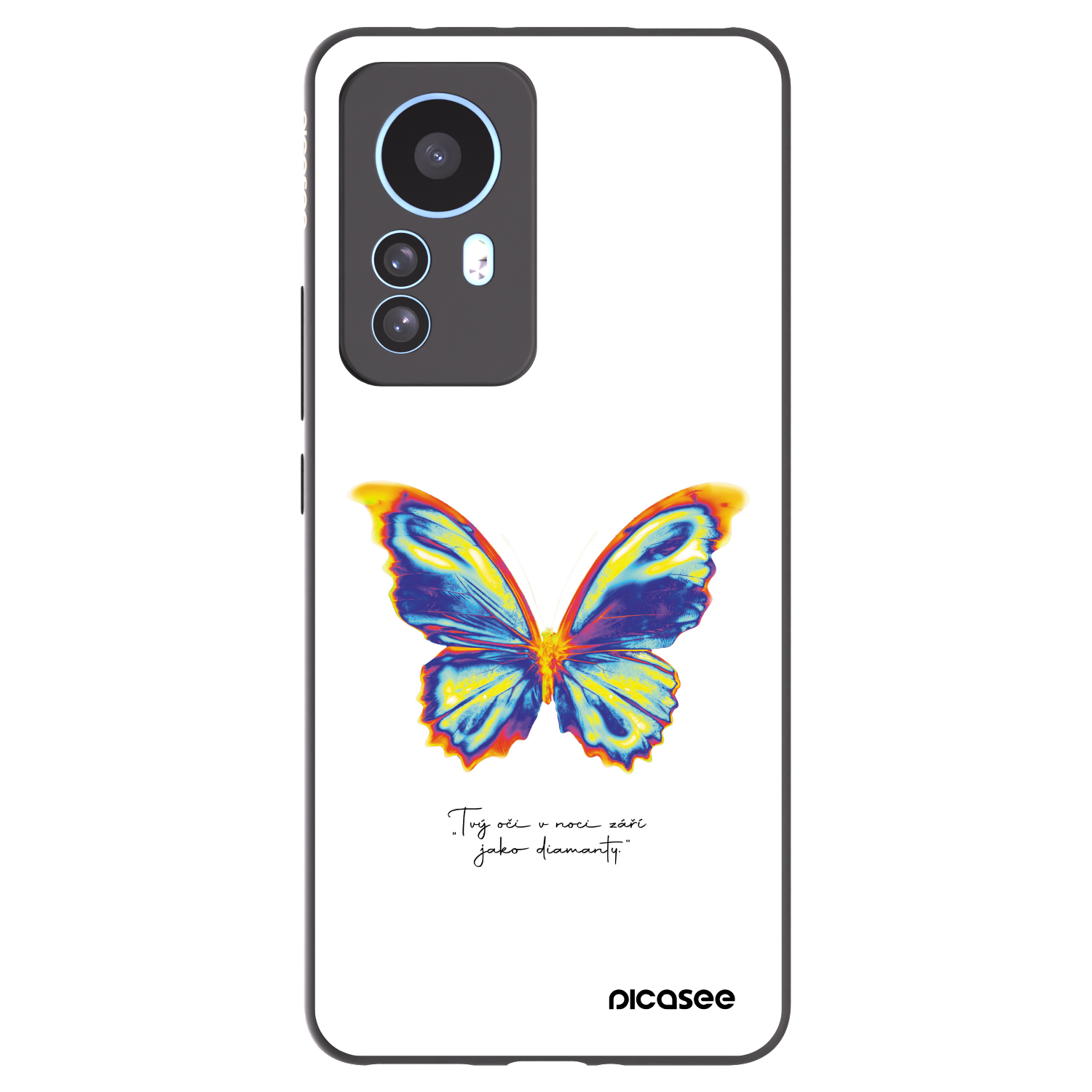 Picasee silikonový černý obal pro Xiaomi 12T - Diamanty White