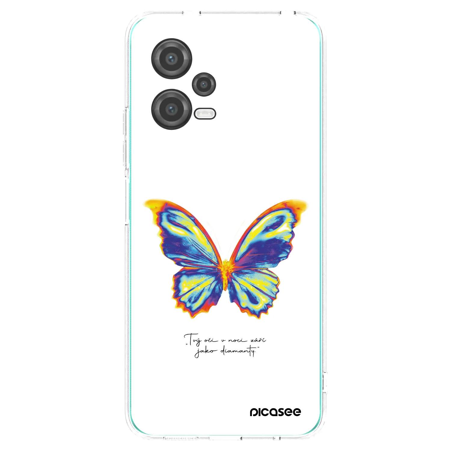Picasee silikonový průhledný obal pro Xiaomi Poco X5 - Diamanty White