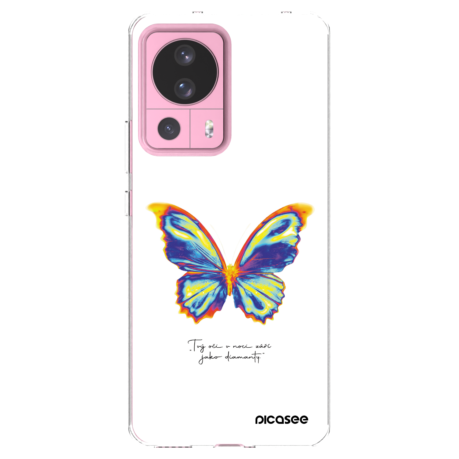 Picasee silikonový průhledný obal pro Xiaomi 13 Lite - Diamanty White