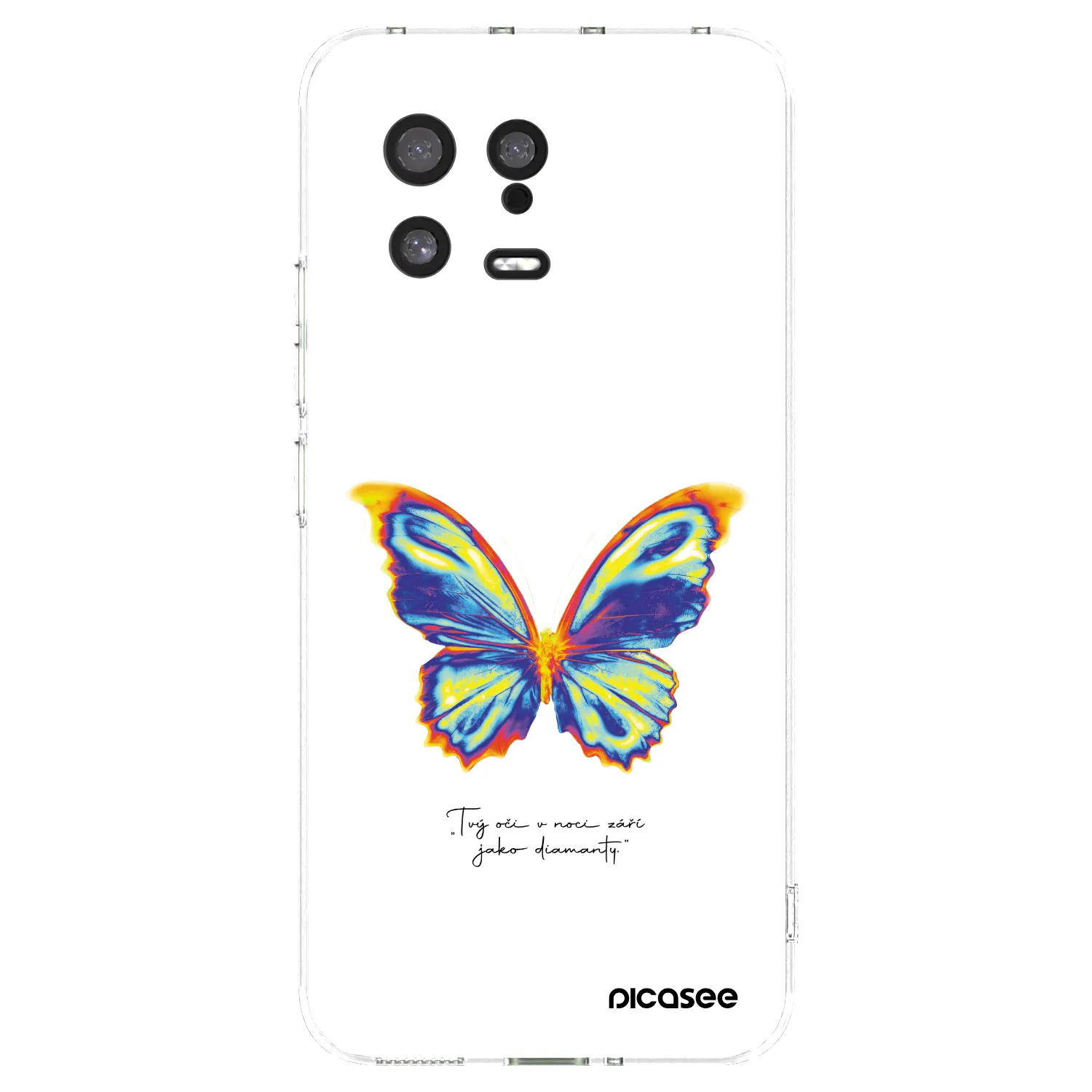 Picasee silikonový průhledný obal pro Xiaomi 13 - Diamanty White