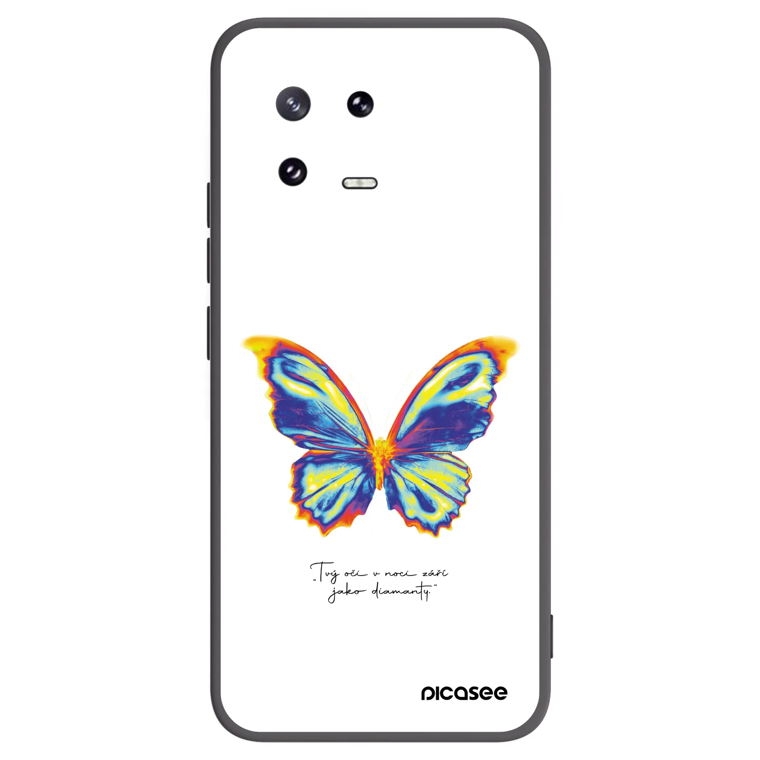 Picasee silikonový černý obal pro Xiaomi 13 Pro - Diamanty White