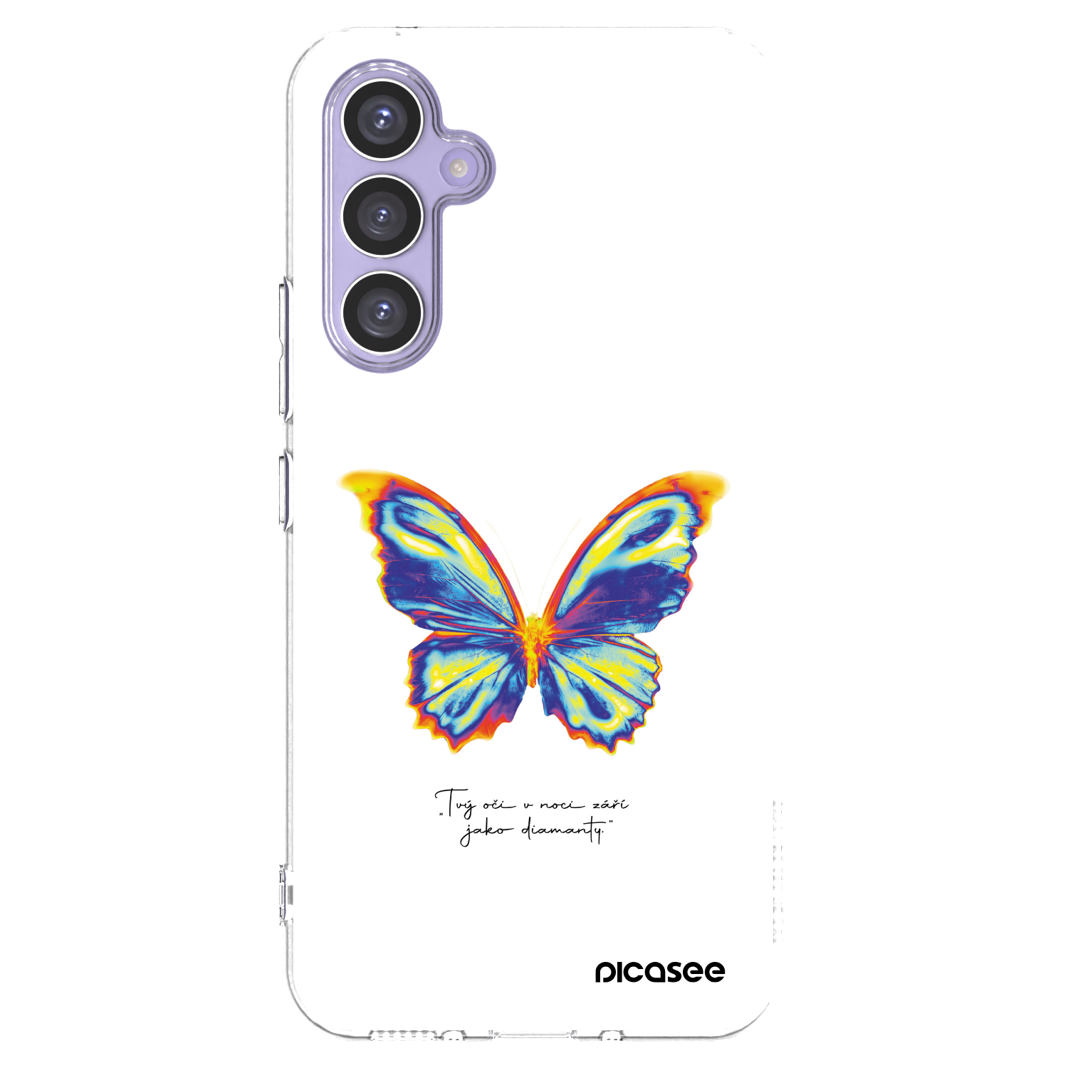 Picasee silikonový průhledný obal pro Samsung Galaxy A54 5G A546B - Diamanty White