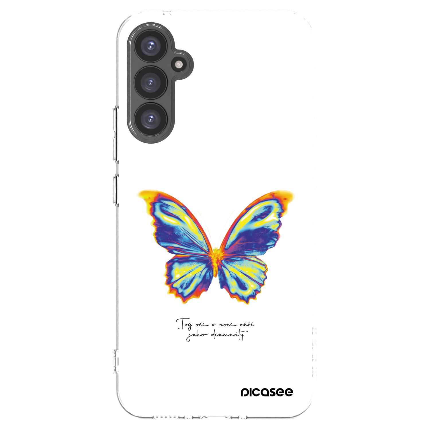 Picasee silikonový průhledný obal pro Samsung Galaxy A34 5G A346B - Diamanty White