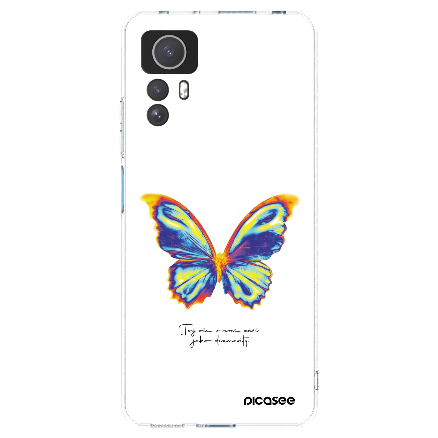 Picasee silikonový průhledný obal pro Xiaomi Redmi Note 12S - Diamanty White