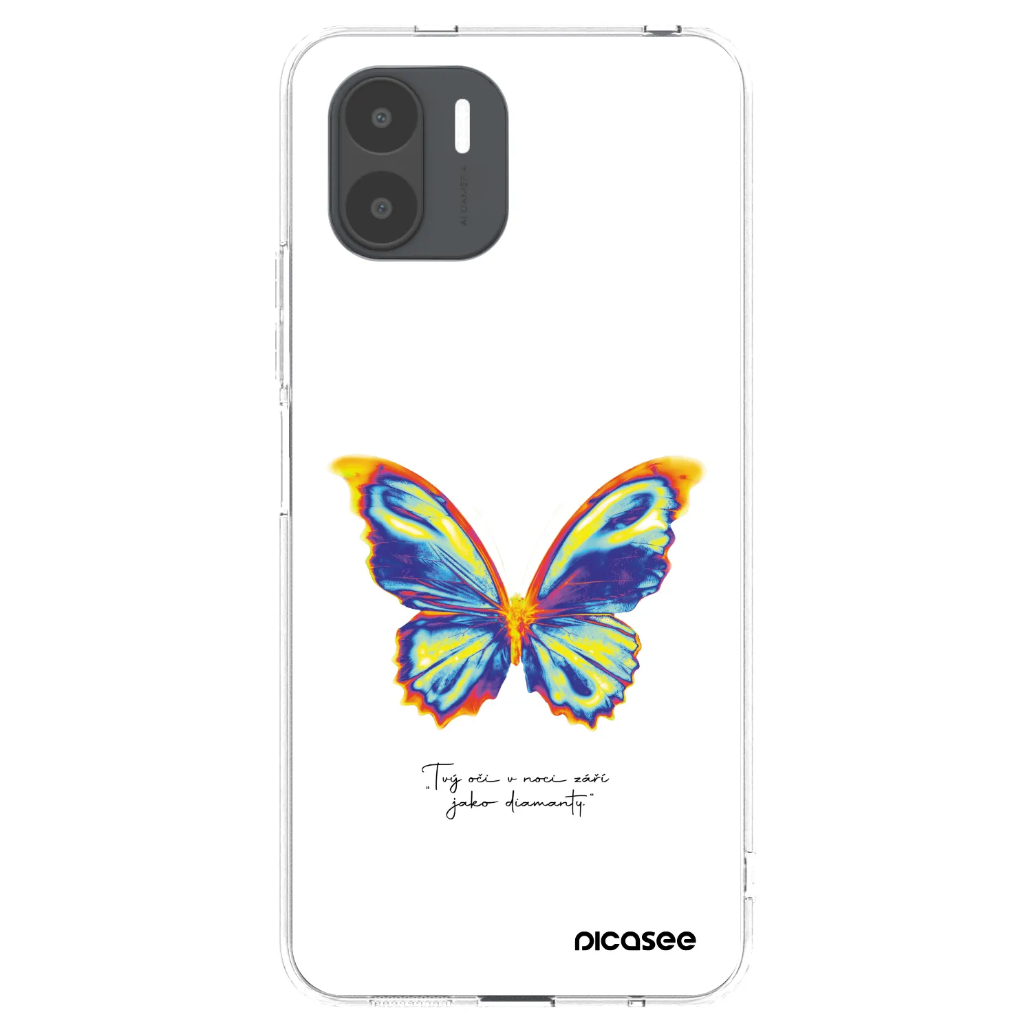 Picasee silikonový průhledný obal pro Xiaomi Redmi A2 - Diamanty White