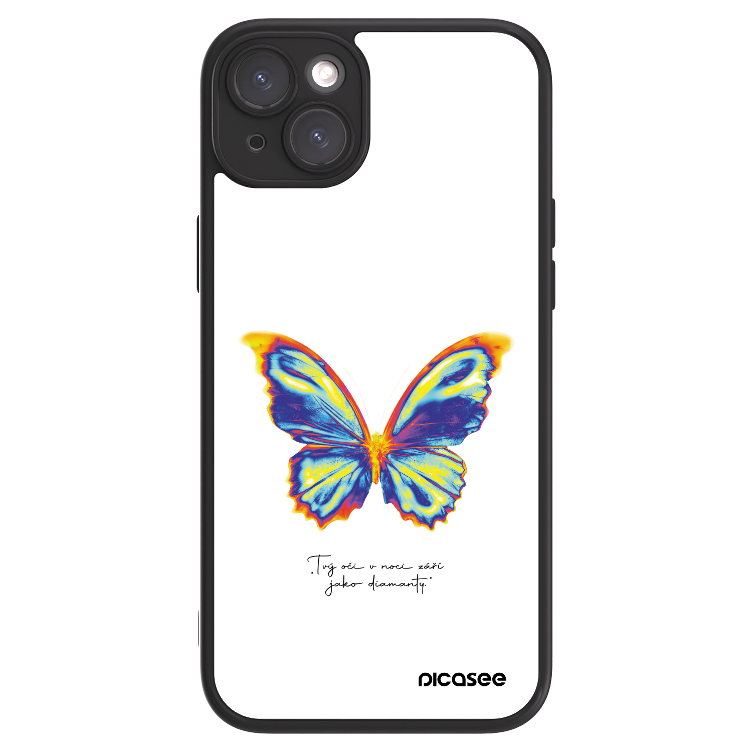 Picasee ULTIMATE CASE pro Apple iPhone 15 Plus - Diamanty White