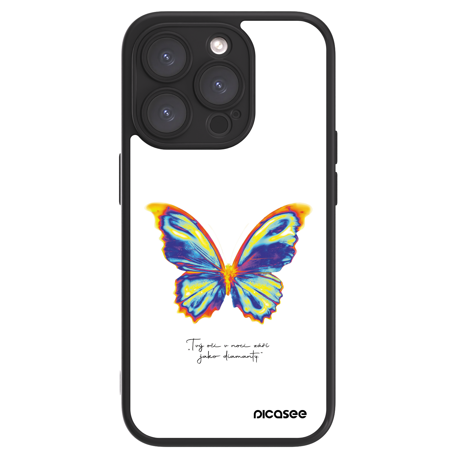 Picasee ULTIMATE CASE pro Apple iPhone 15 Pro - Diamanty White