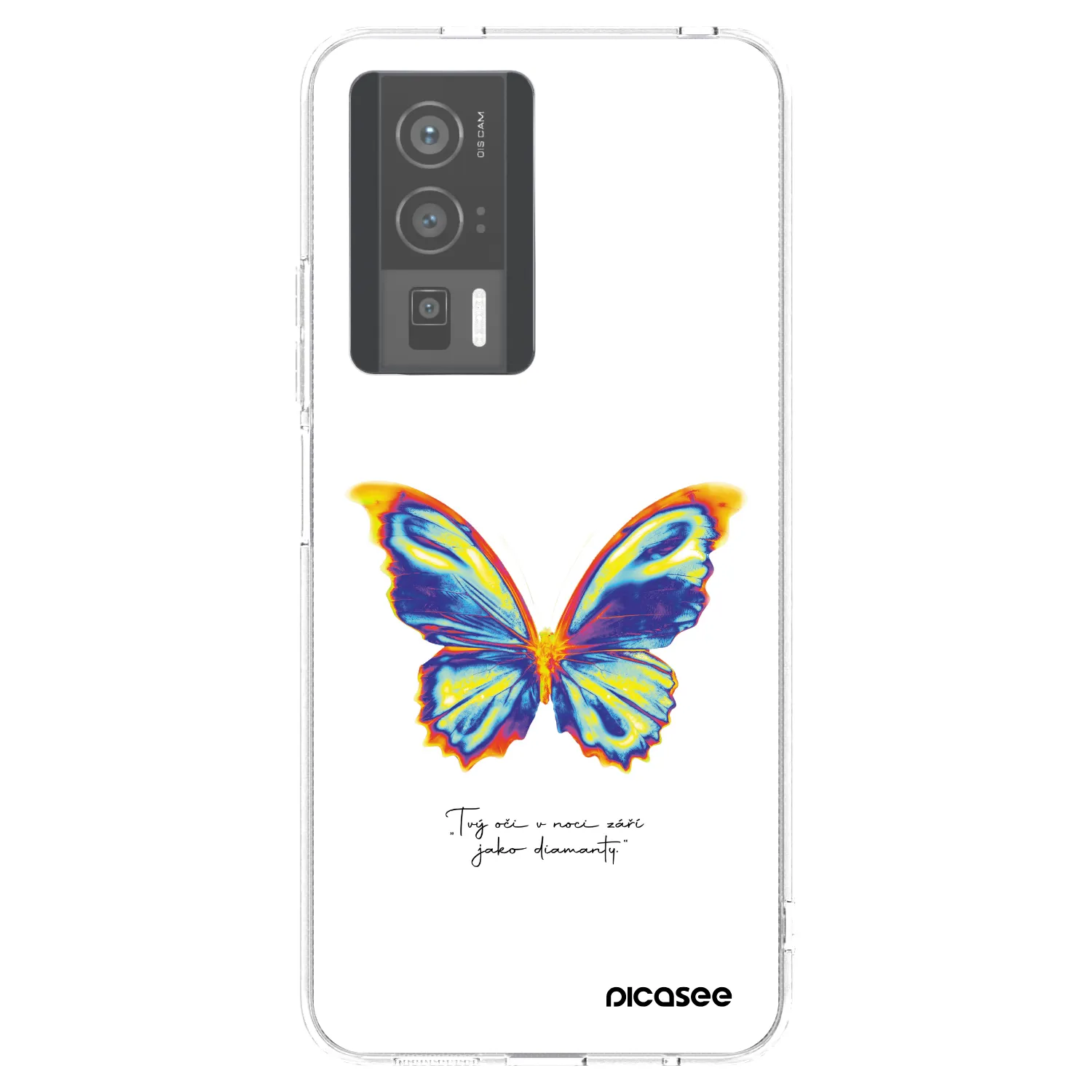 Picasee silikonový průhledný obal pro Xiaomi Poco F5 Pro 5G - Diamanty White